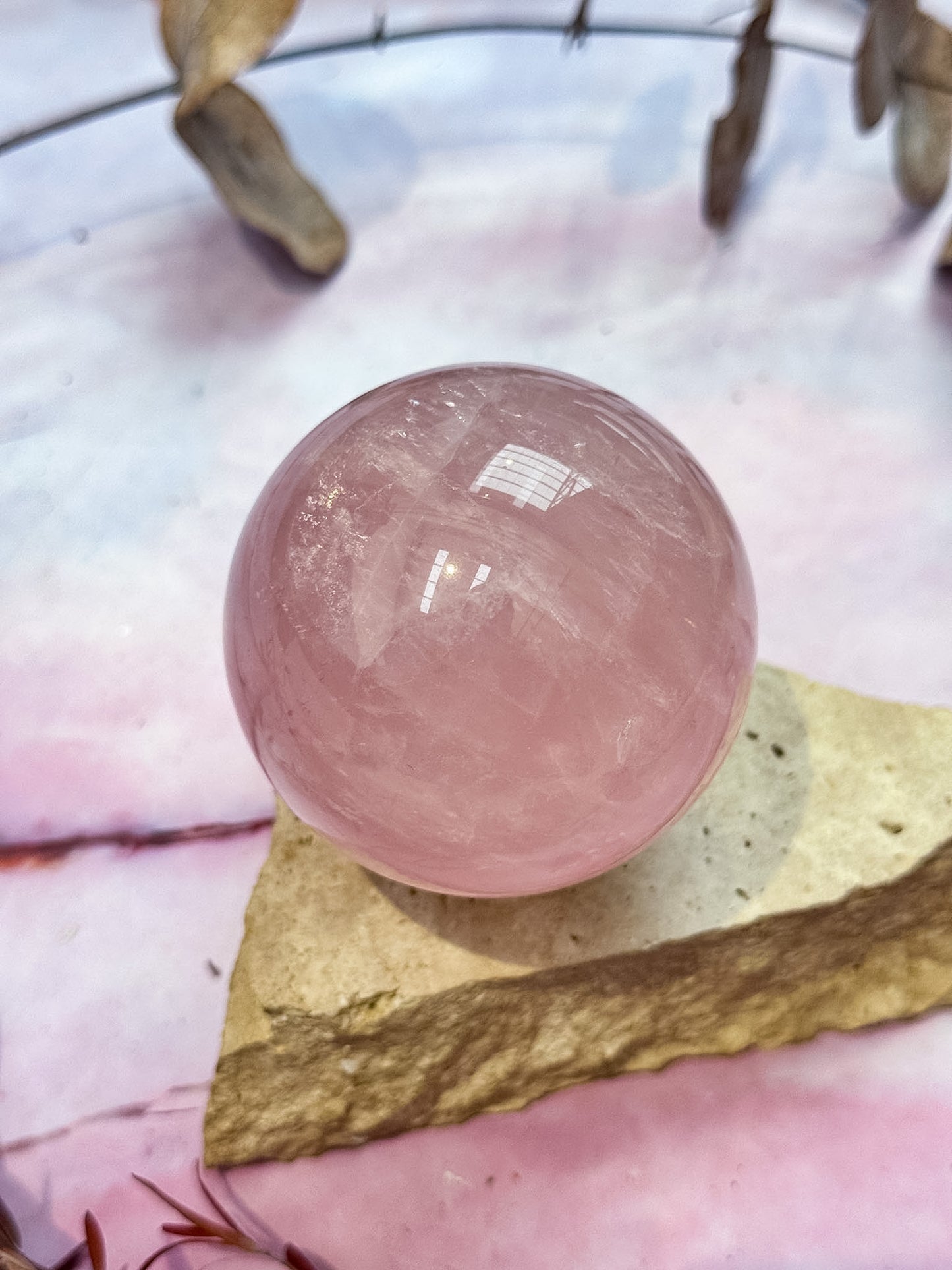 Rose Quartz Spheres