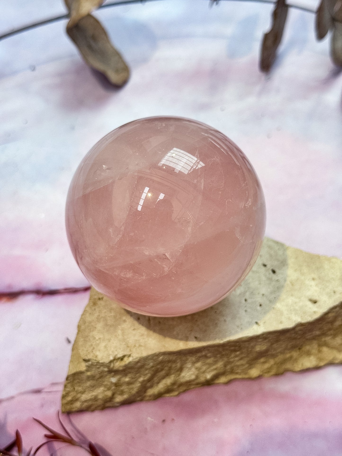Rose Quartz Spheres