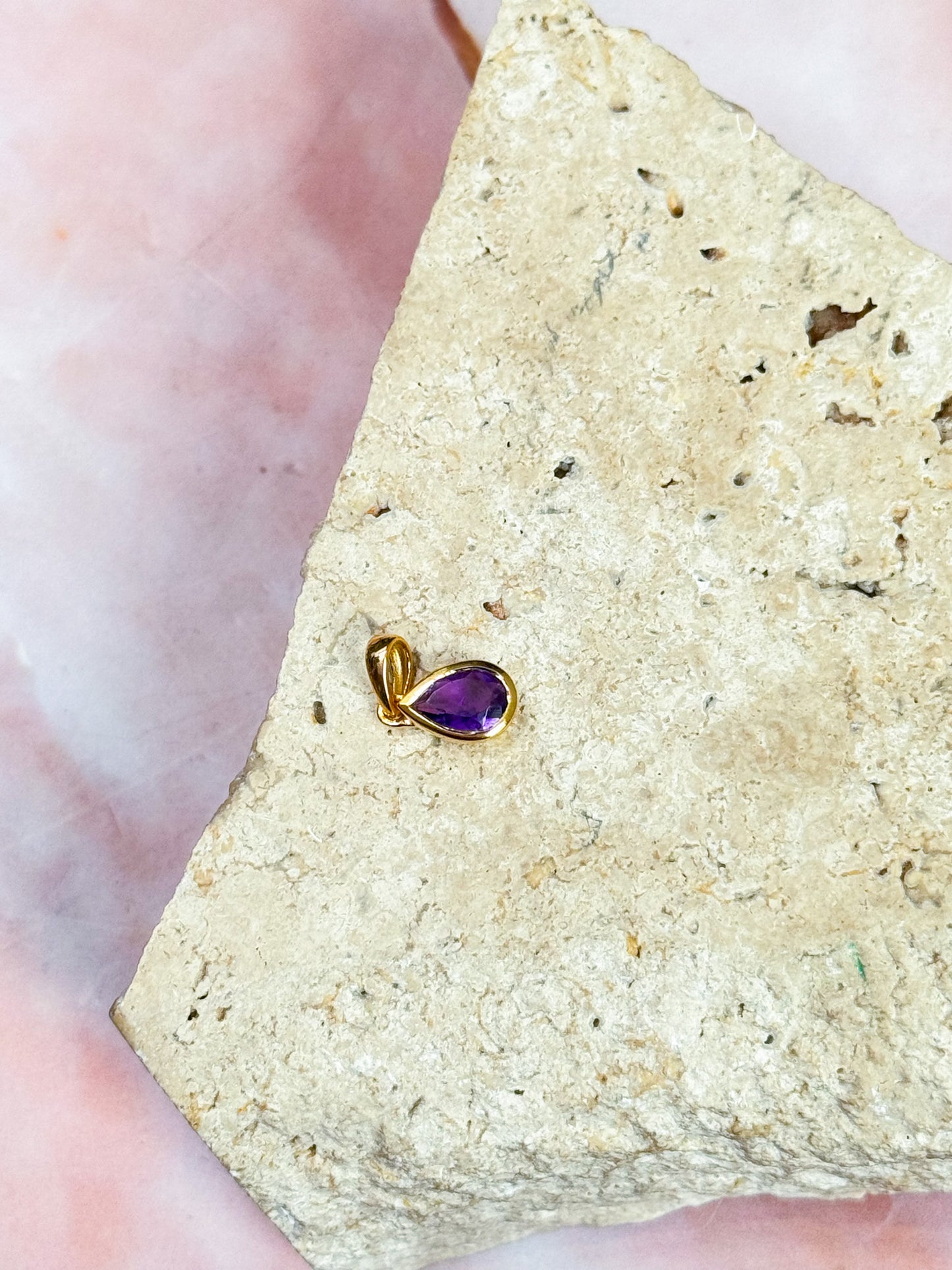 Dainty Amethyst Pendants