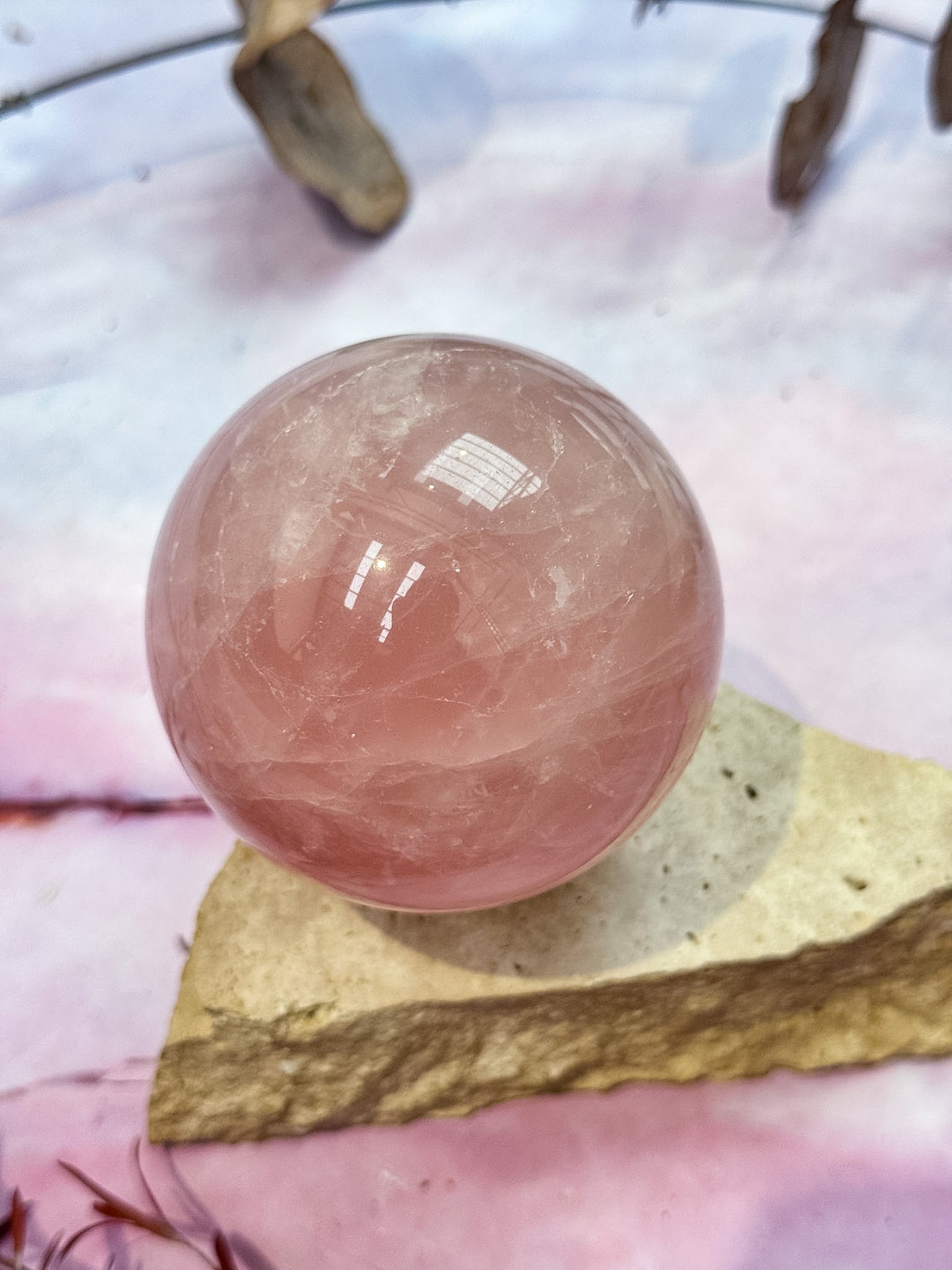 Rose Quartz Spheres