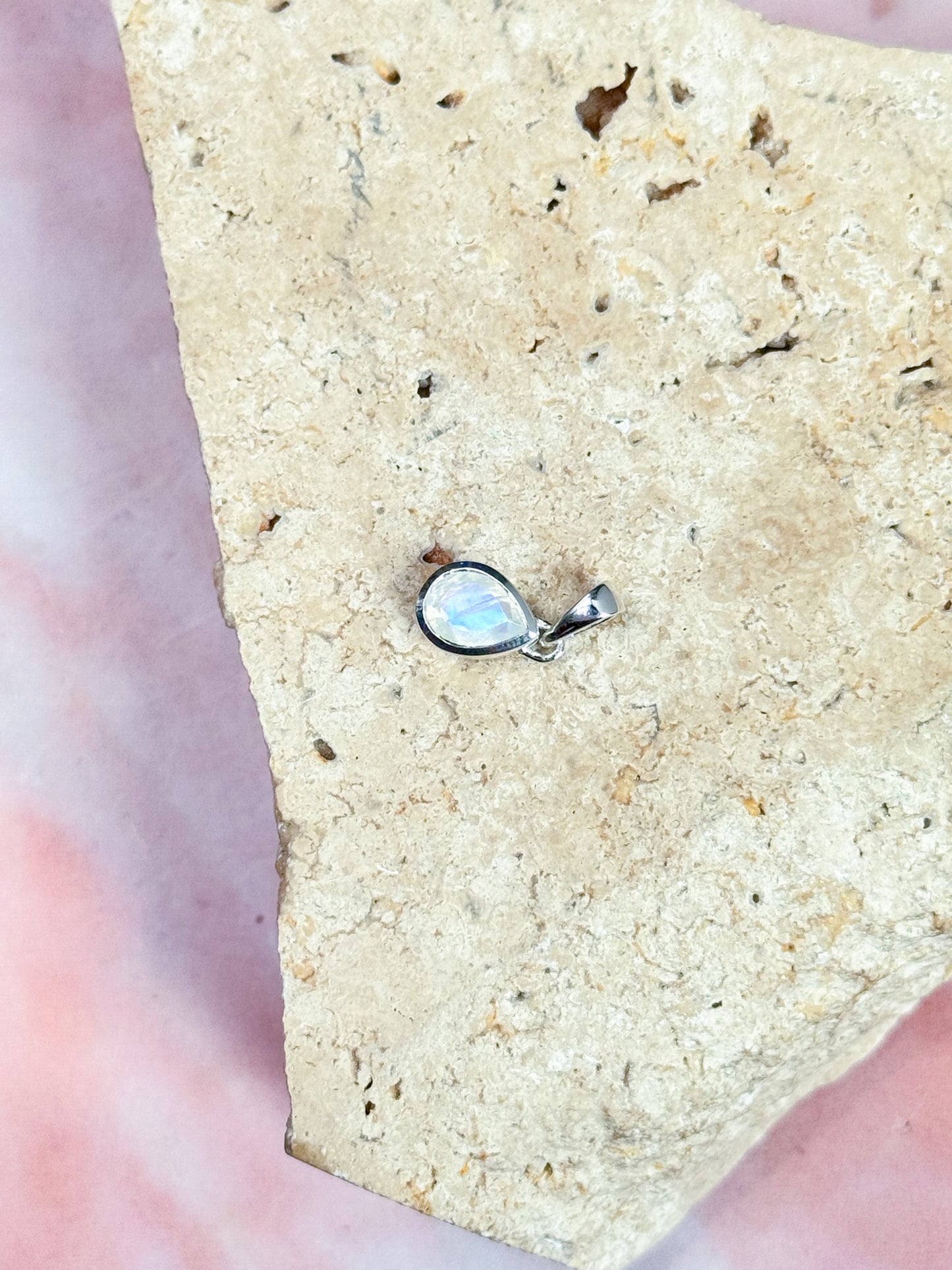 Dainty Moonstone Pendants