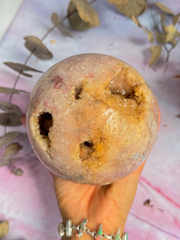 Pink Amethyst Sphere
