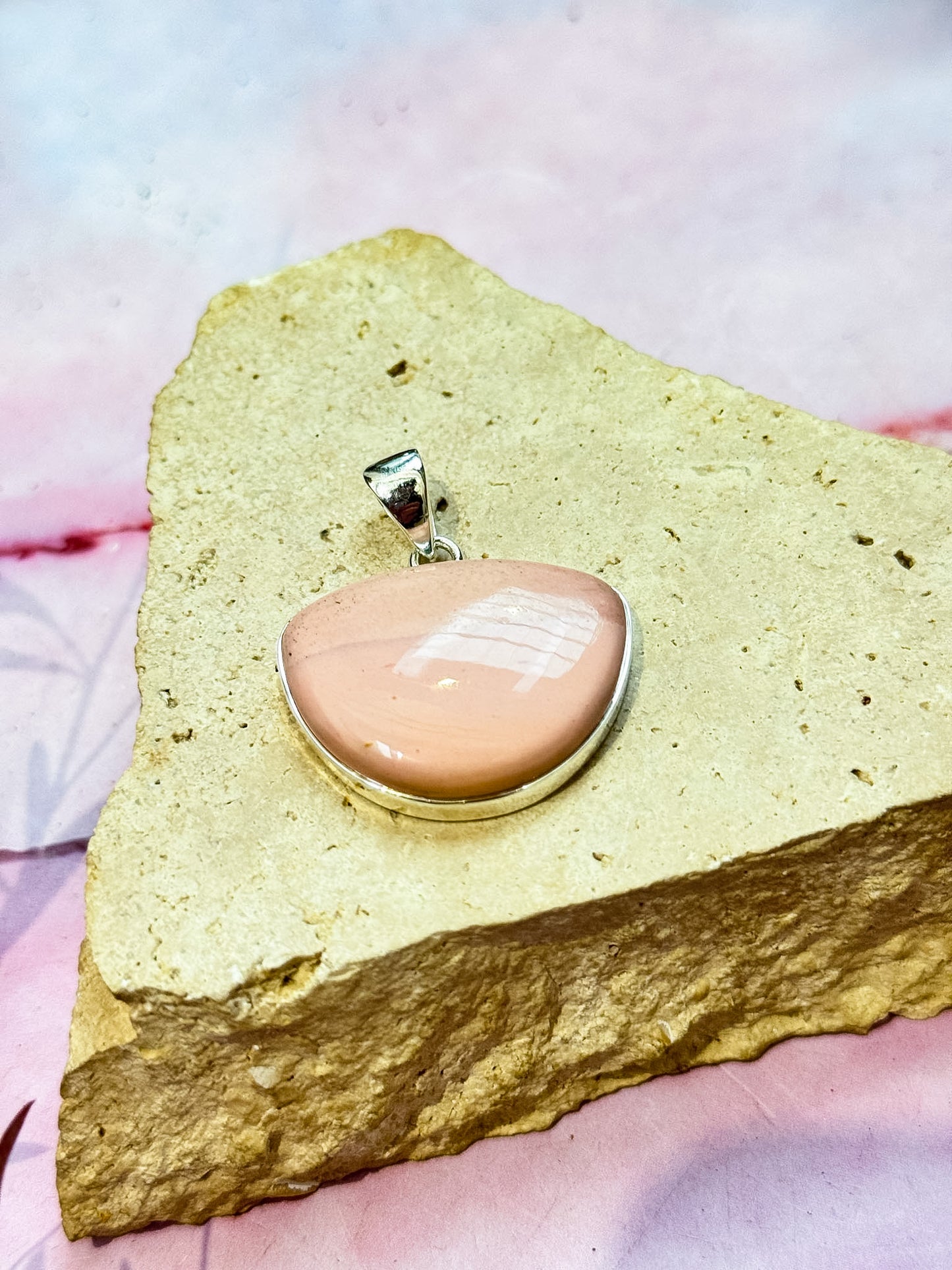 Australian Pink Opal Pendant