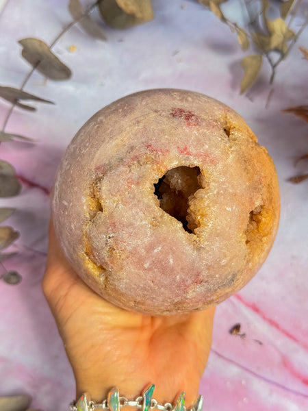 Pink Amethyst Sphere