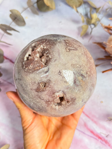 Pink Amethyst Sphere