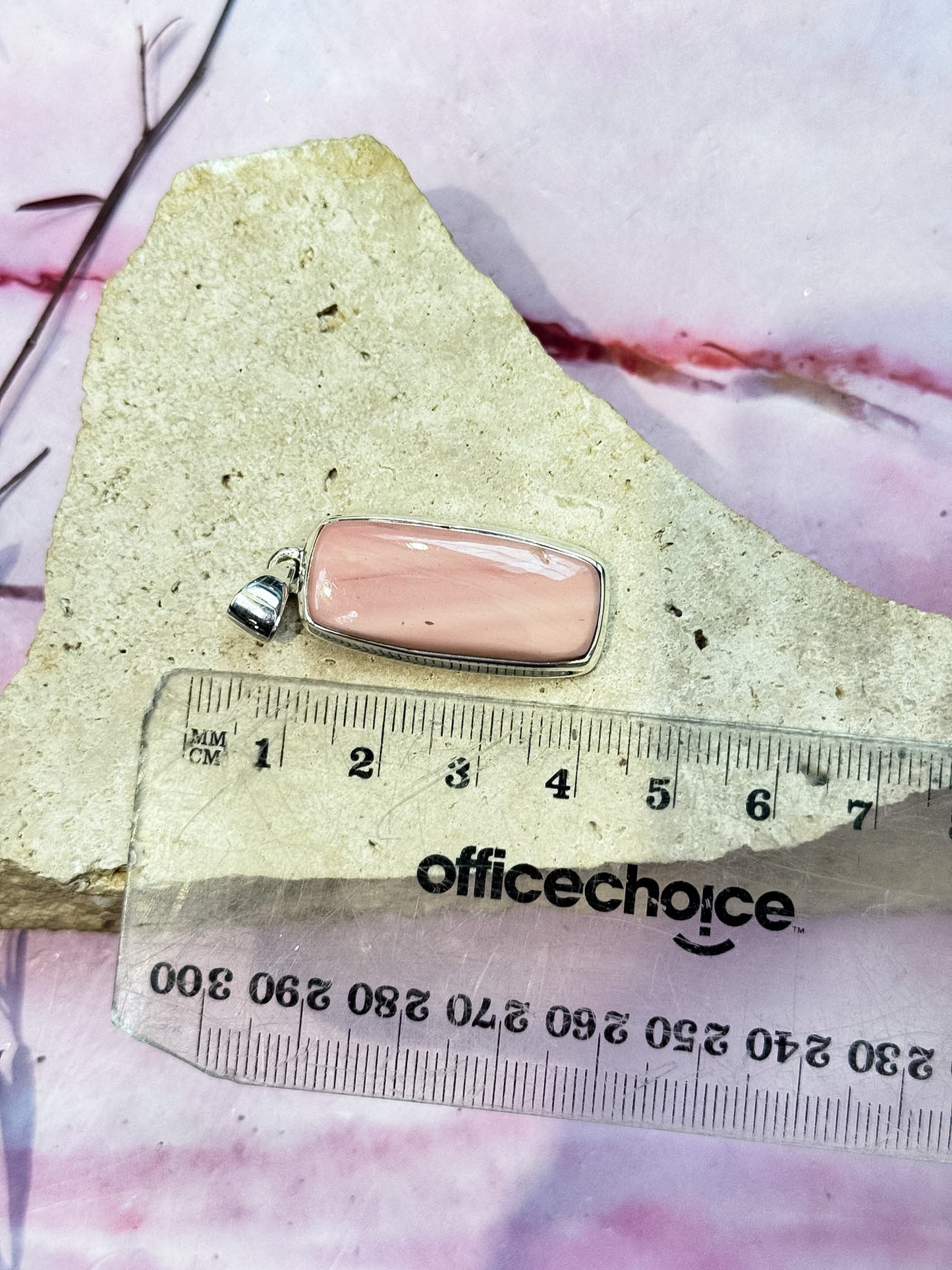 Australian Pink Opal Pendant