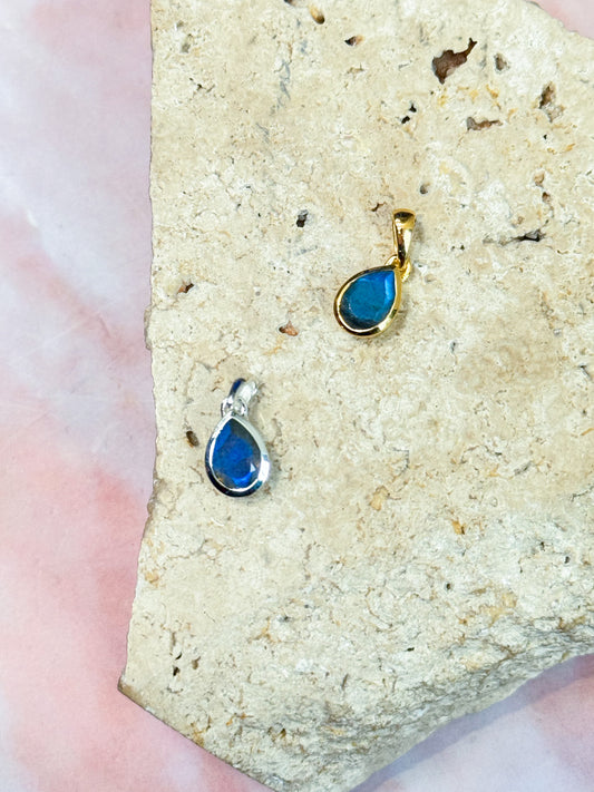 Dainty Labradorite Pendants