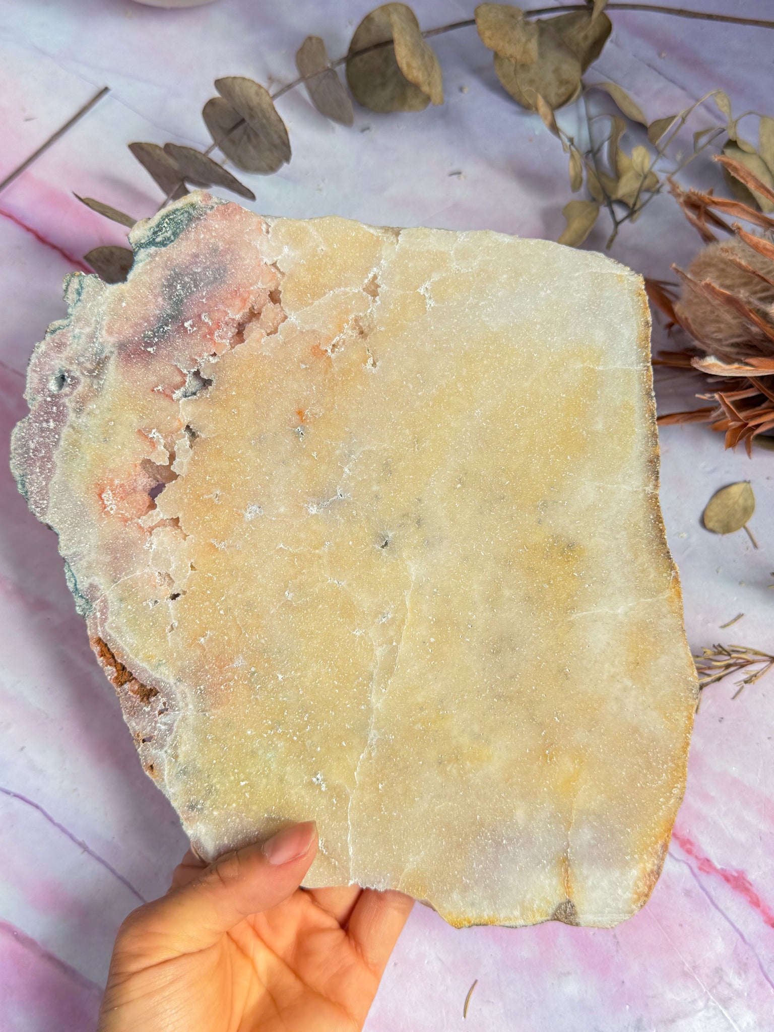 Pink Amethyst Slice