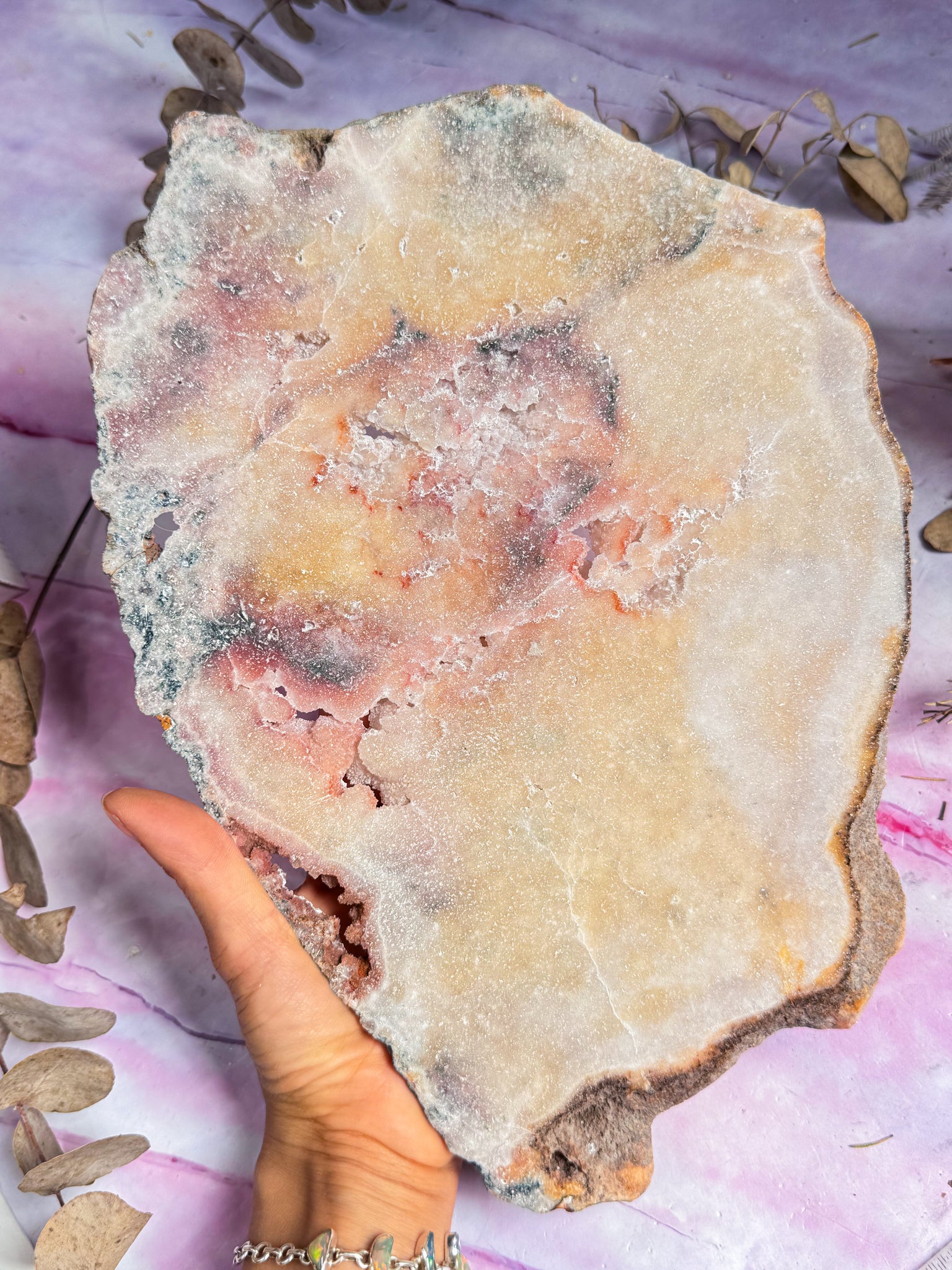 Pink Amethyst Slice
