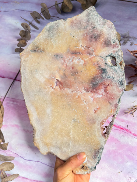 Pink Amethyst Slice