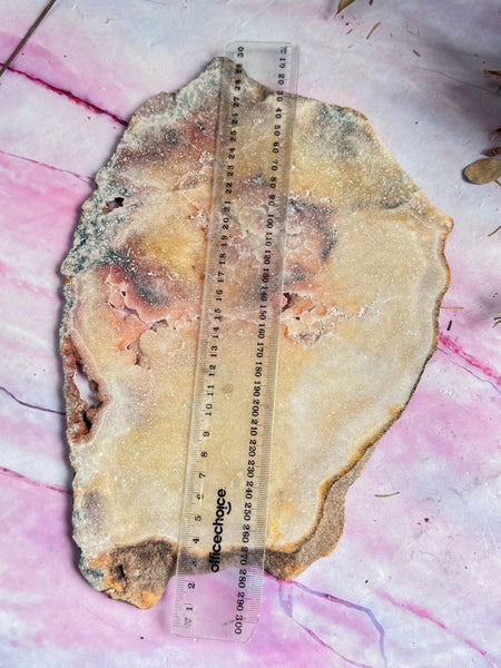 Pink Amethyst Slice