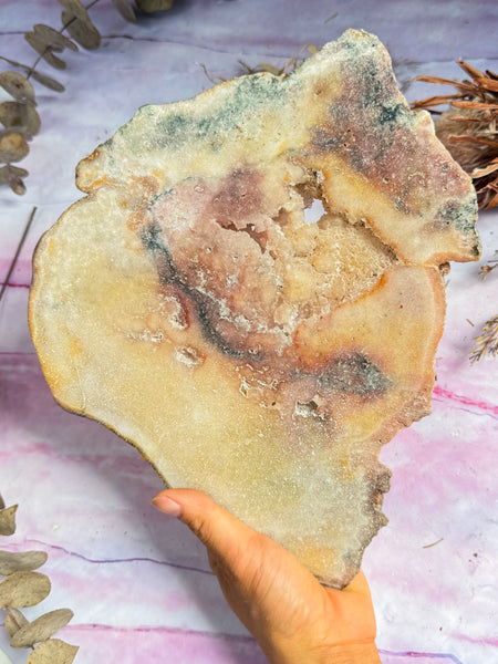 Pink Amethyst Slice