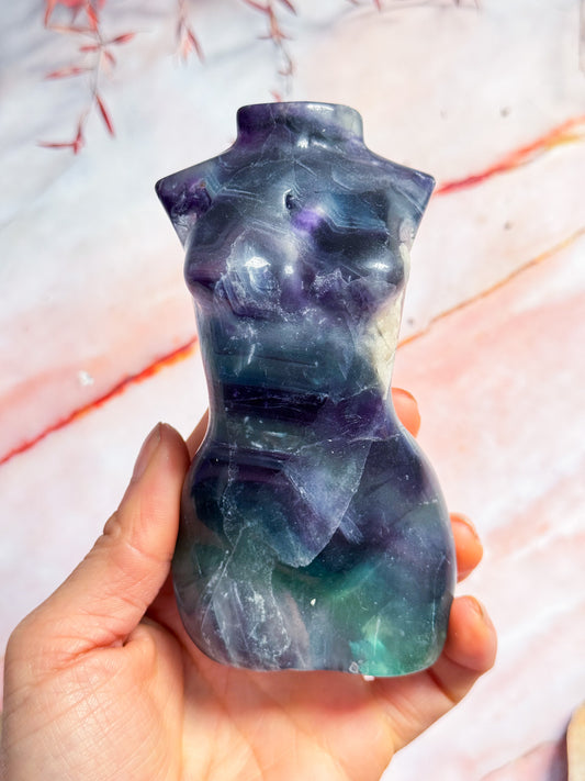 Fluorite Body Carving