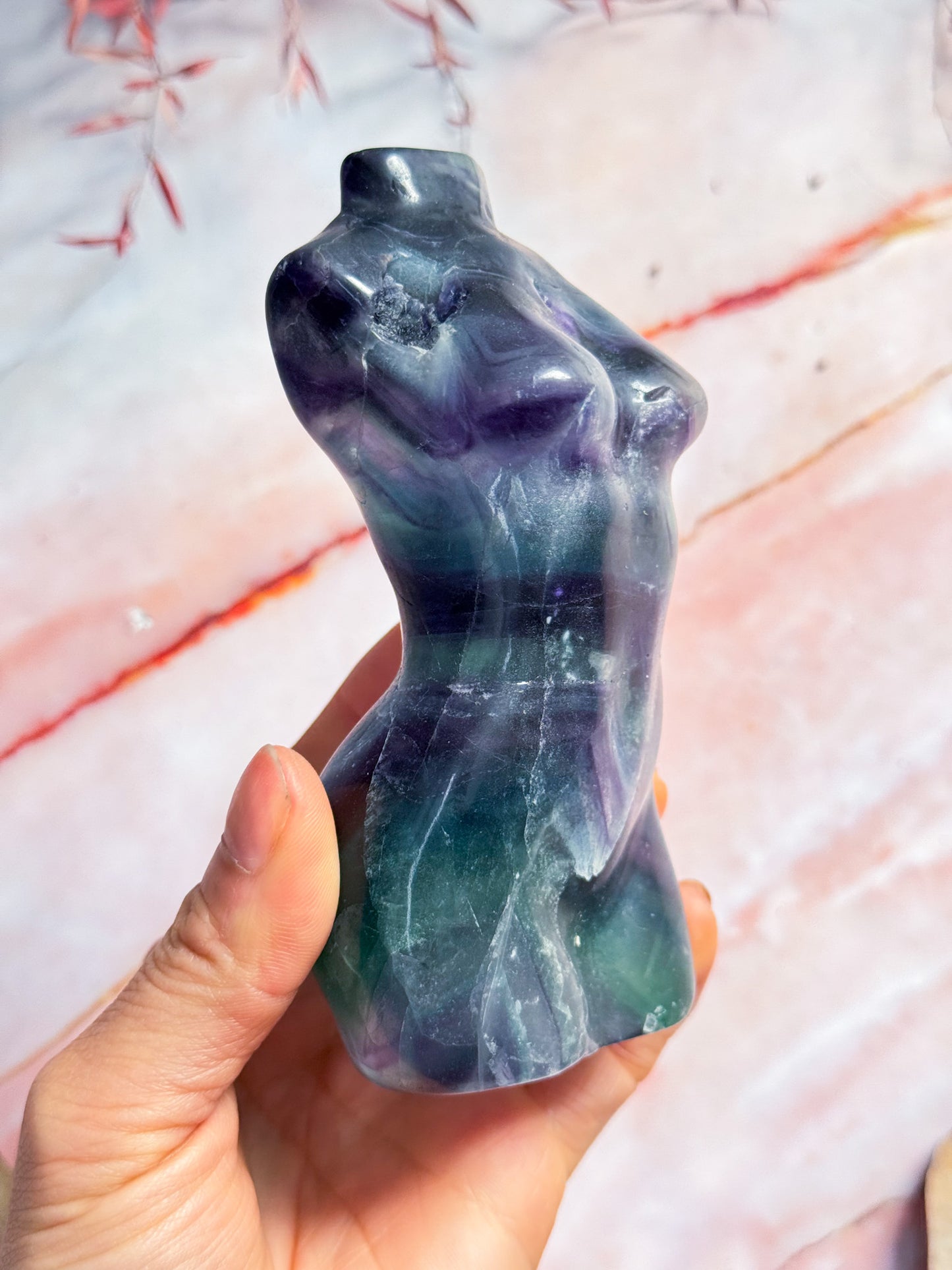 Fluorite Body Carving