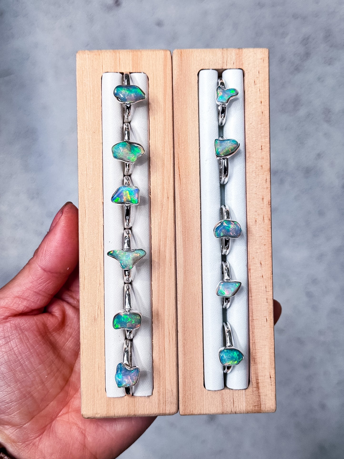Ethiopian Opal Freeform Rings