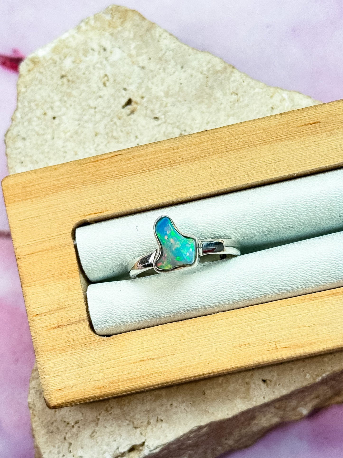 Ethiopian Opal Freeform Rings