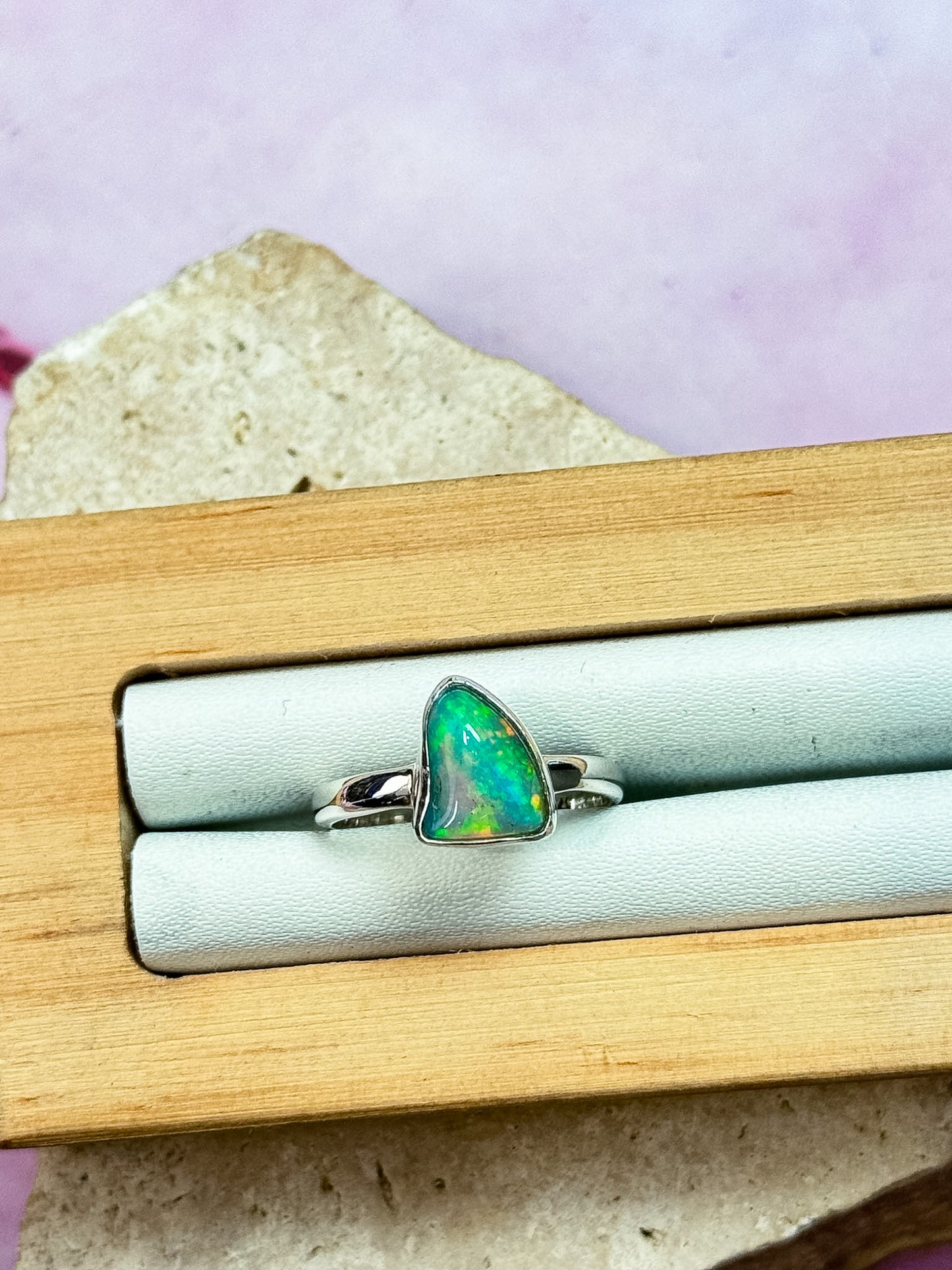 Ethiopian Opal Freeform Rings