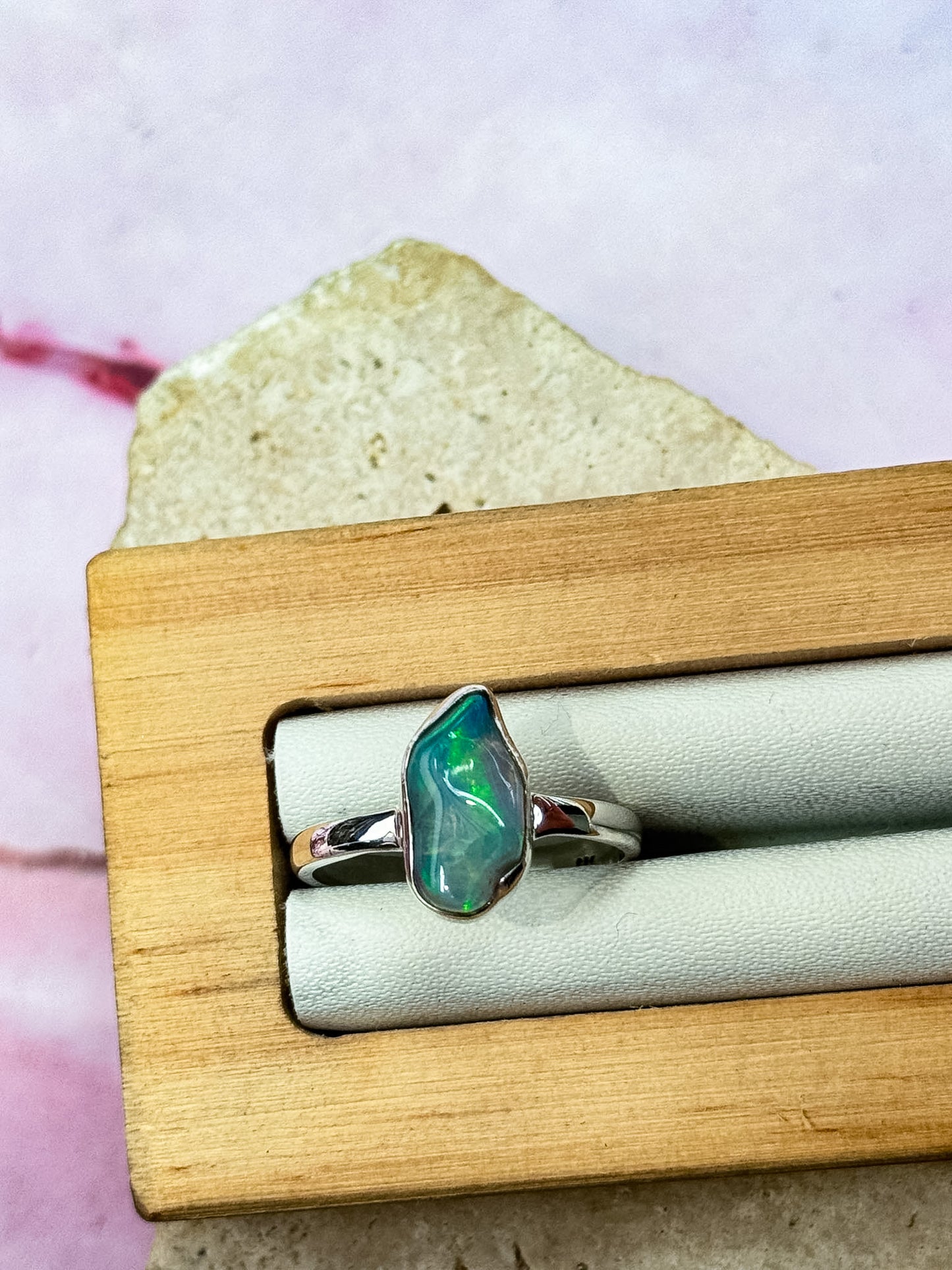 Ethiopian Opal Freeform Rings