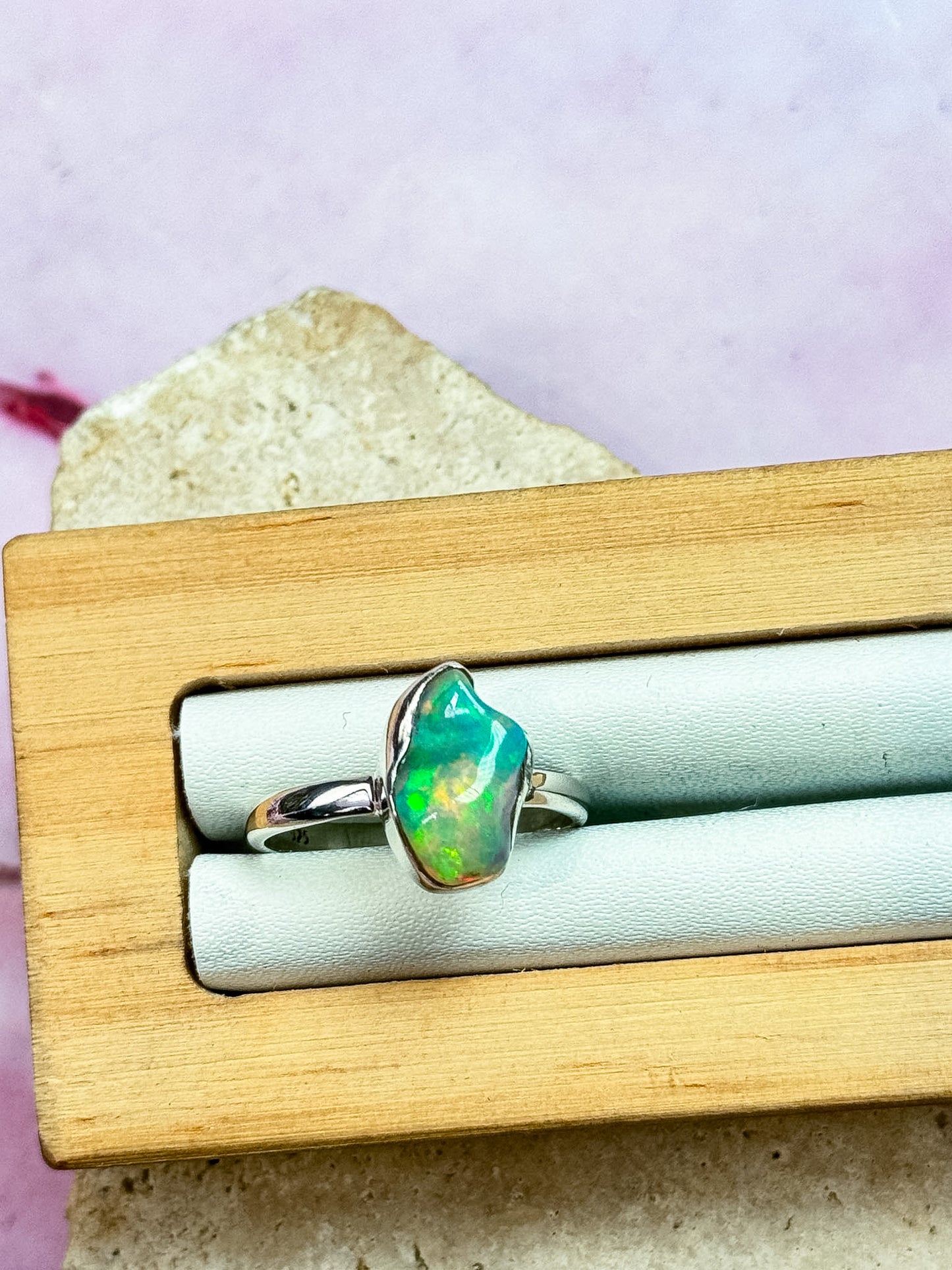 Ethiopian Opal Freeform Rings