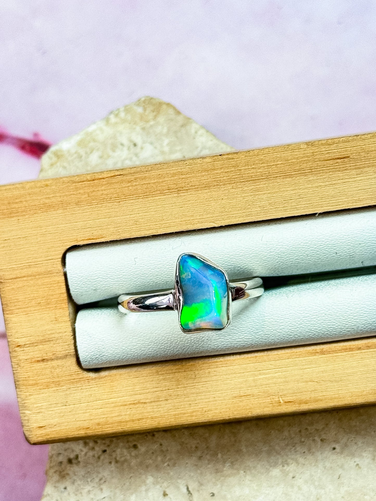 Ethiopian Opal Freeform Rings