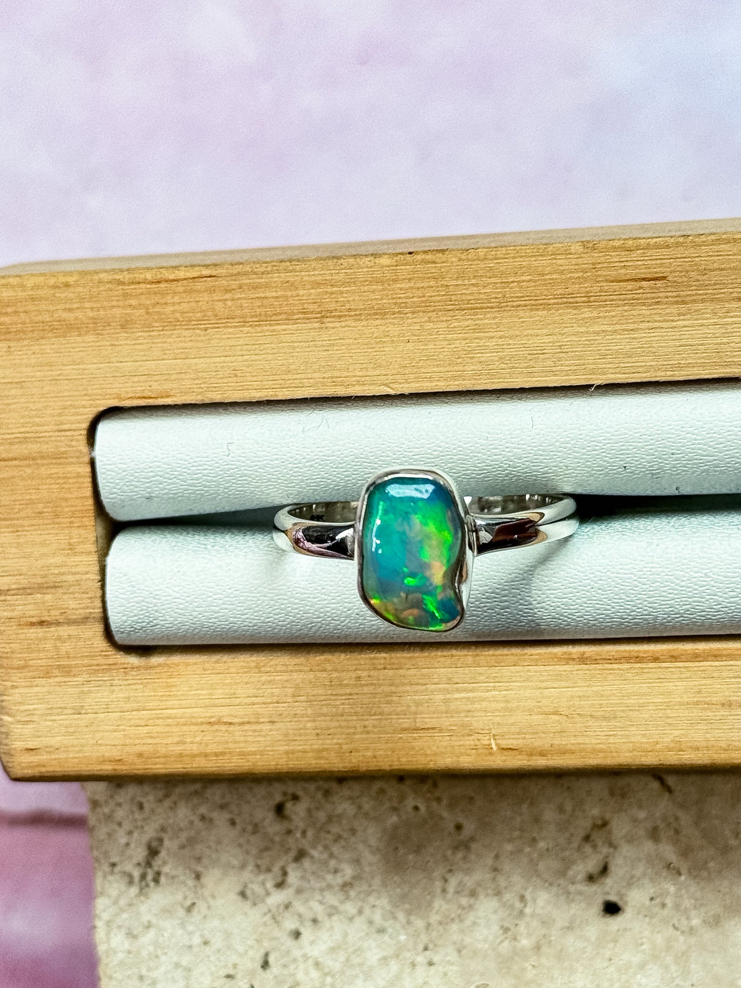 Ethiopian Opal Freeform Rings