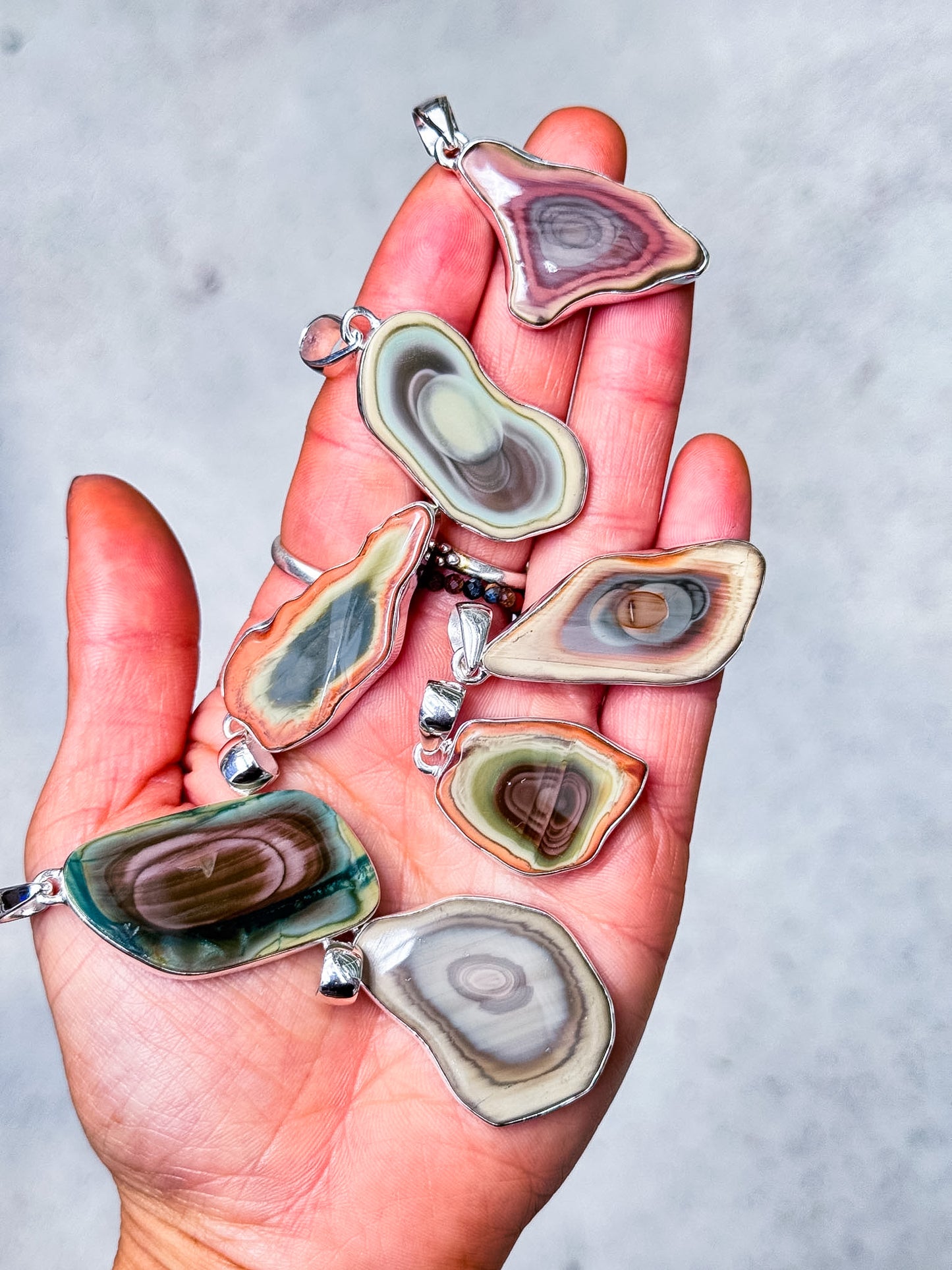 Imperial Jasper Pendants