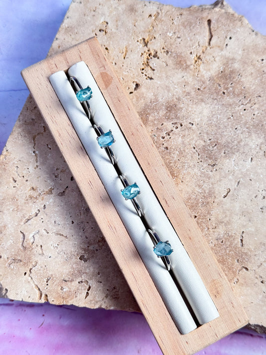 Neon Apatite Rings