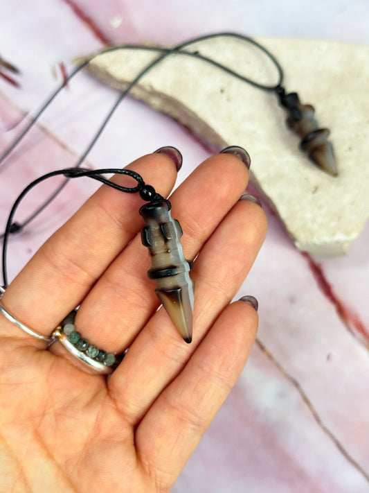Agate Vajra Necklaces