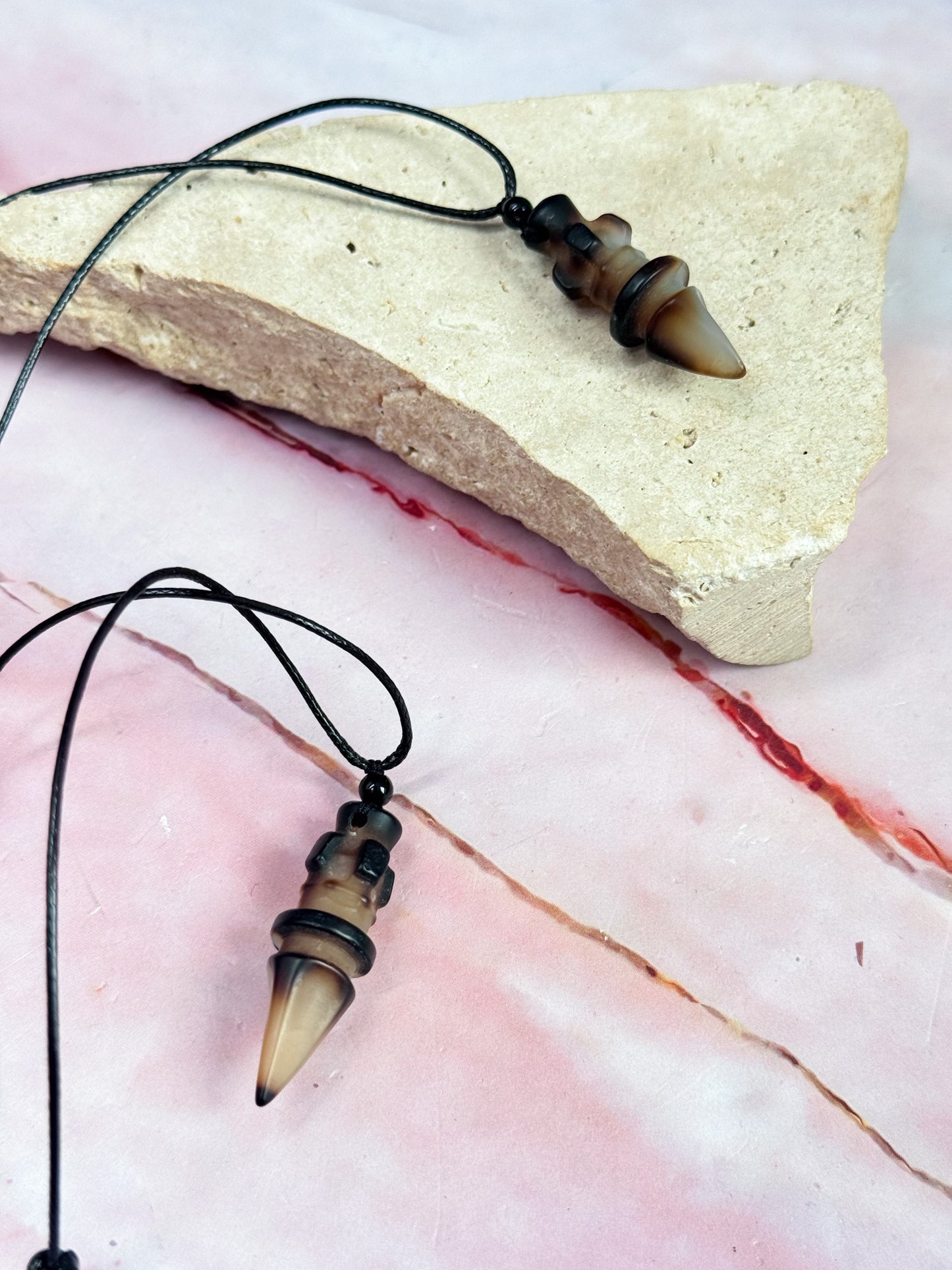 Agate Vajra Necklaces