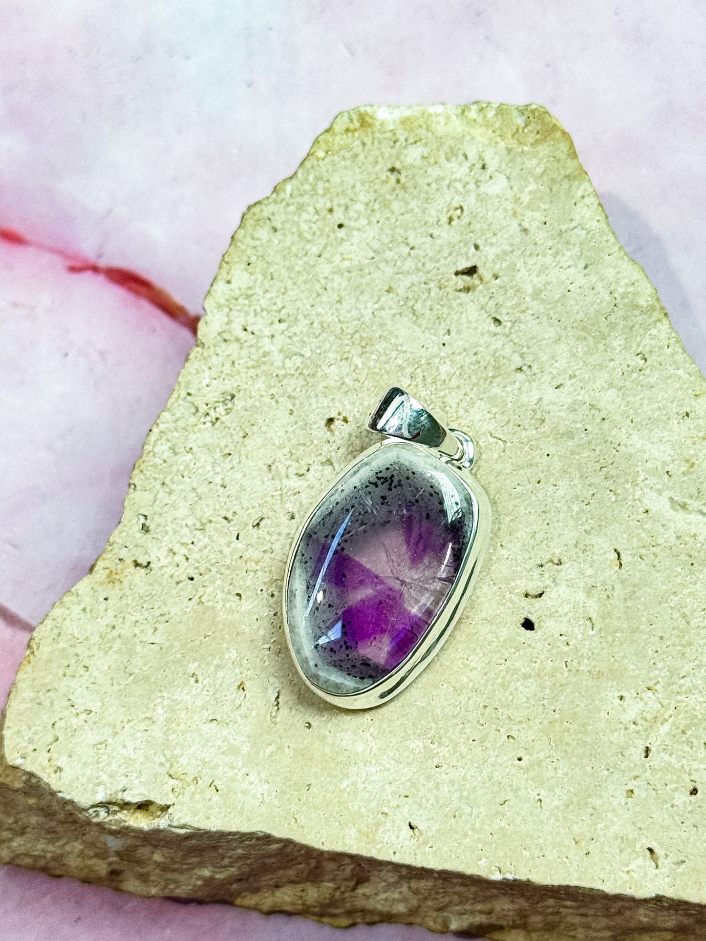 Atomic Amethyst Pendants