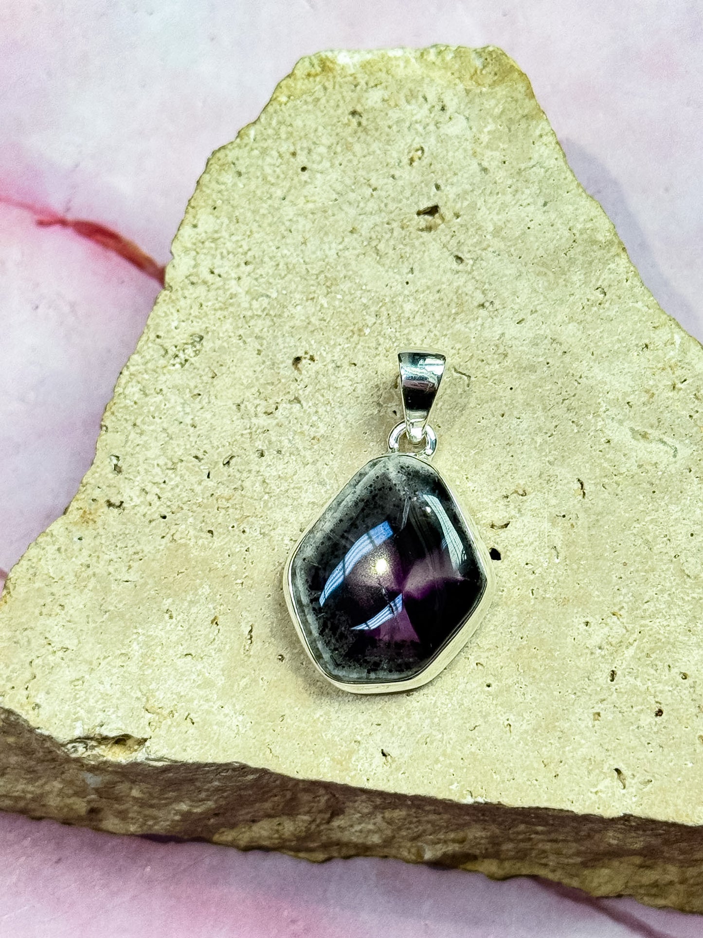 Atomic Amethyst Pendants