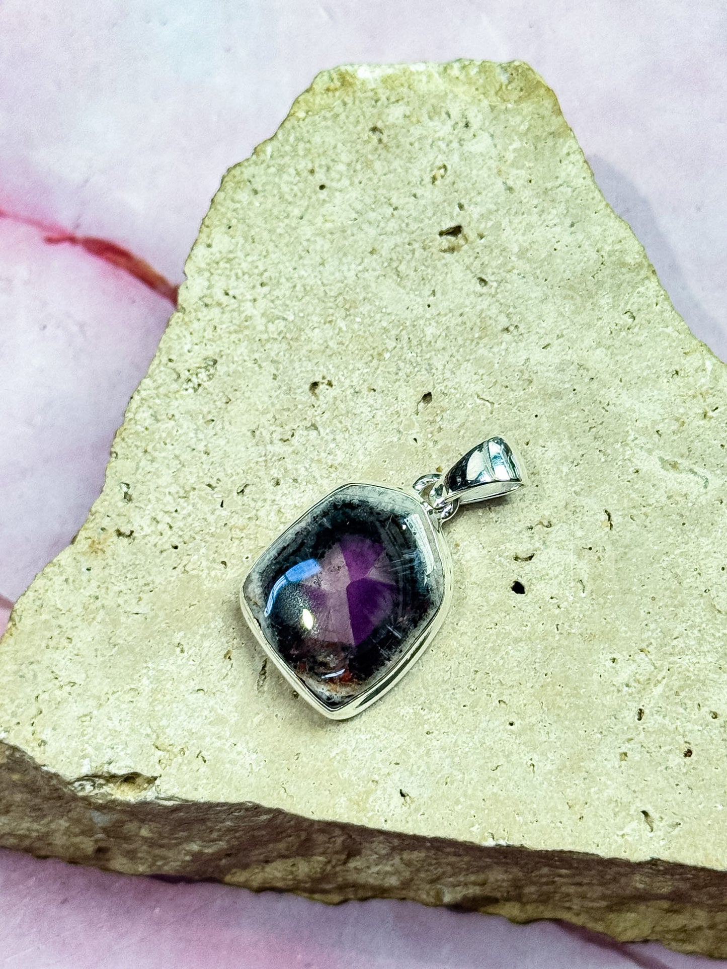 Atomic Amethyst Pendants