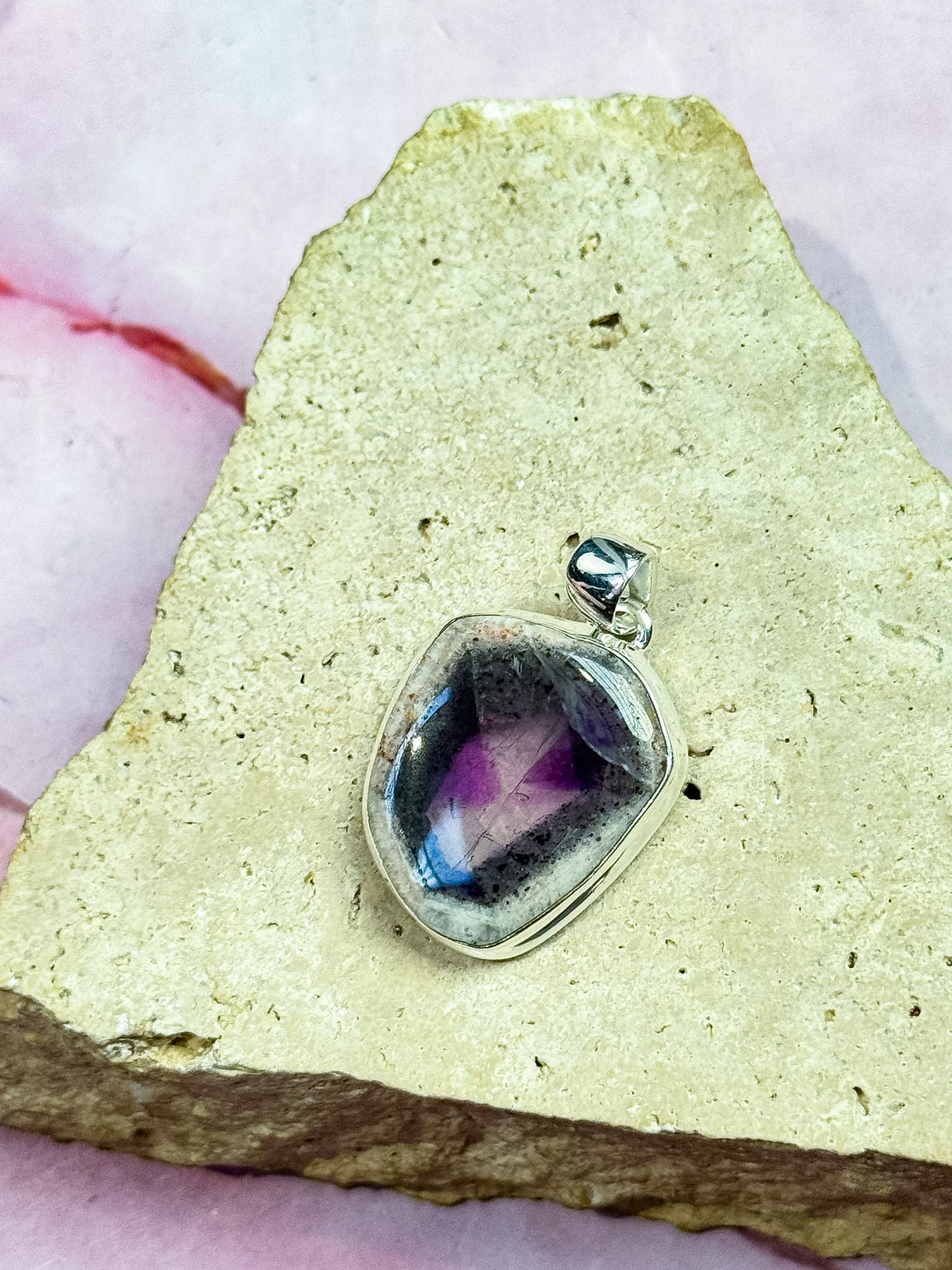 Atomic Amethyst Pendants