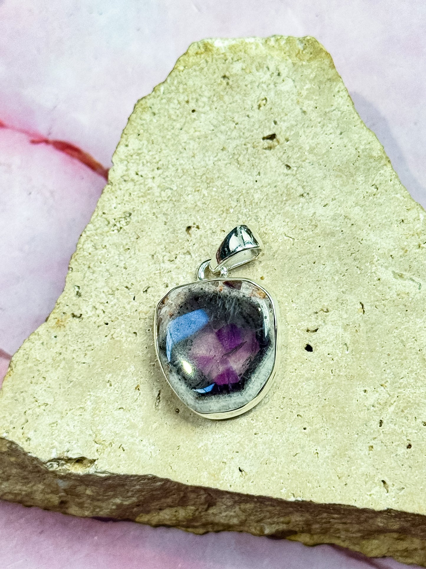 Atomic Amethyst Pendants
