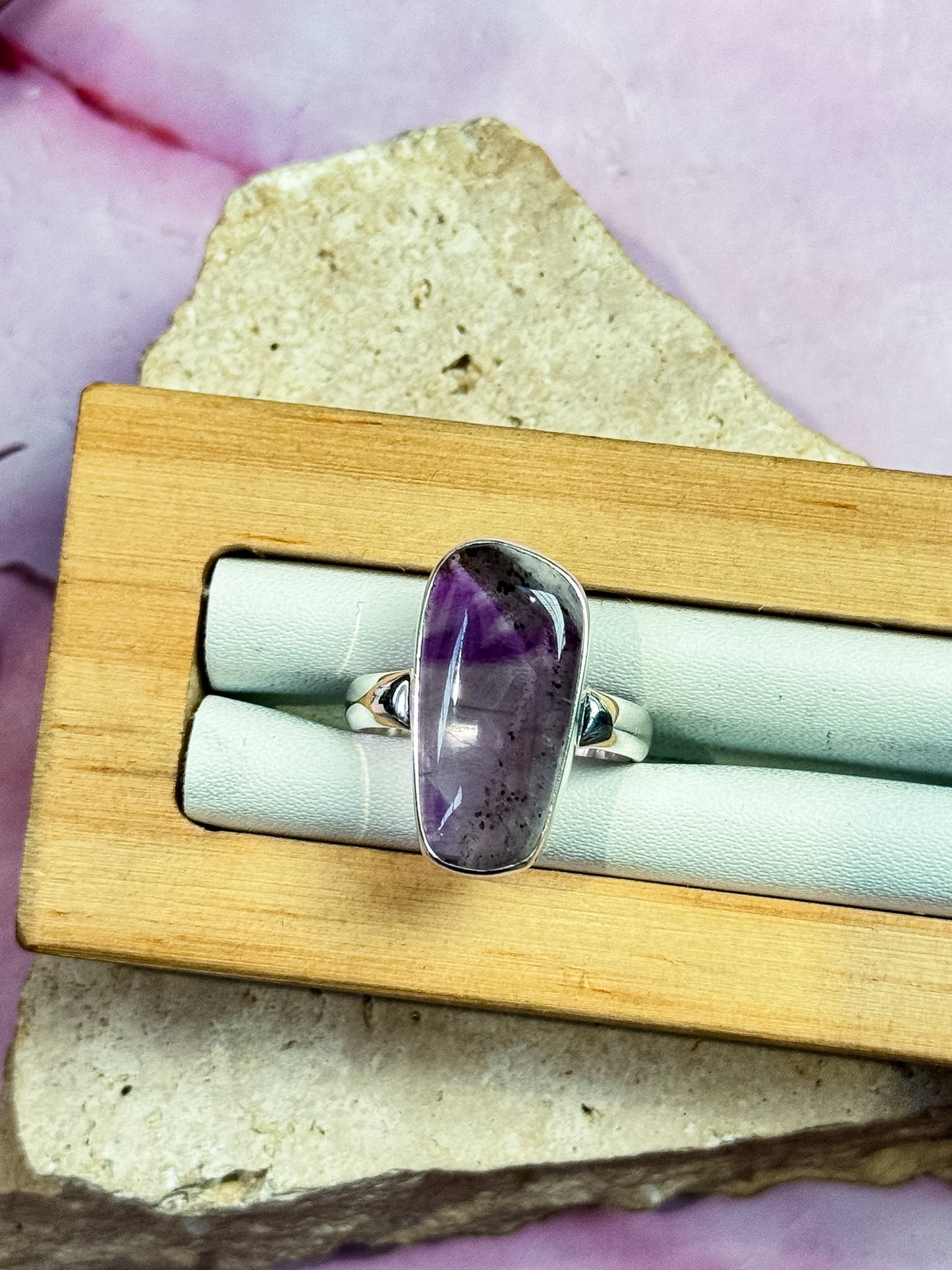 Atomic Amethyst Rings