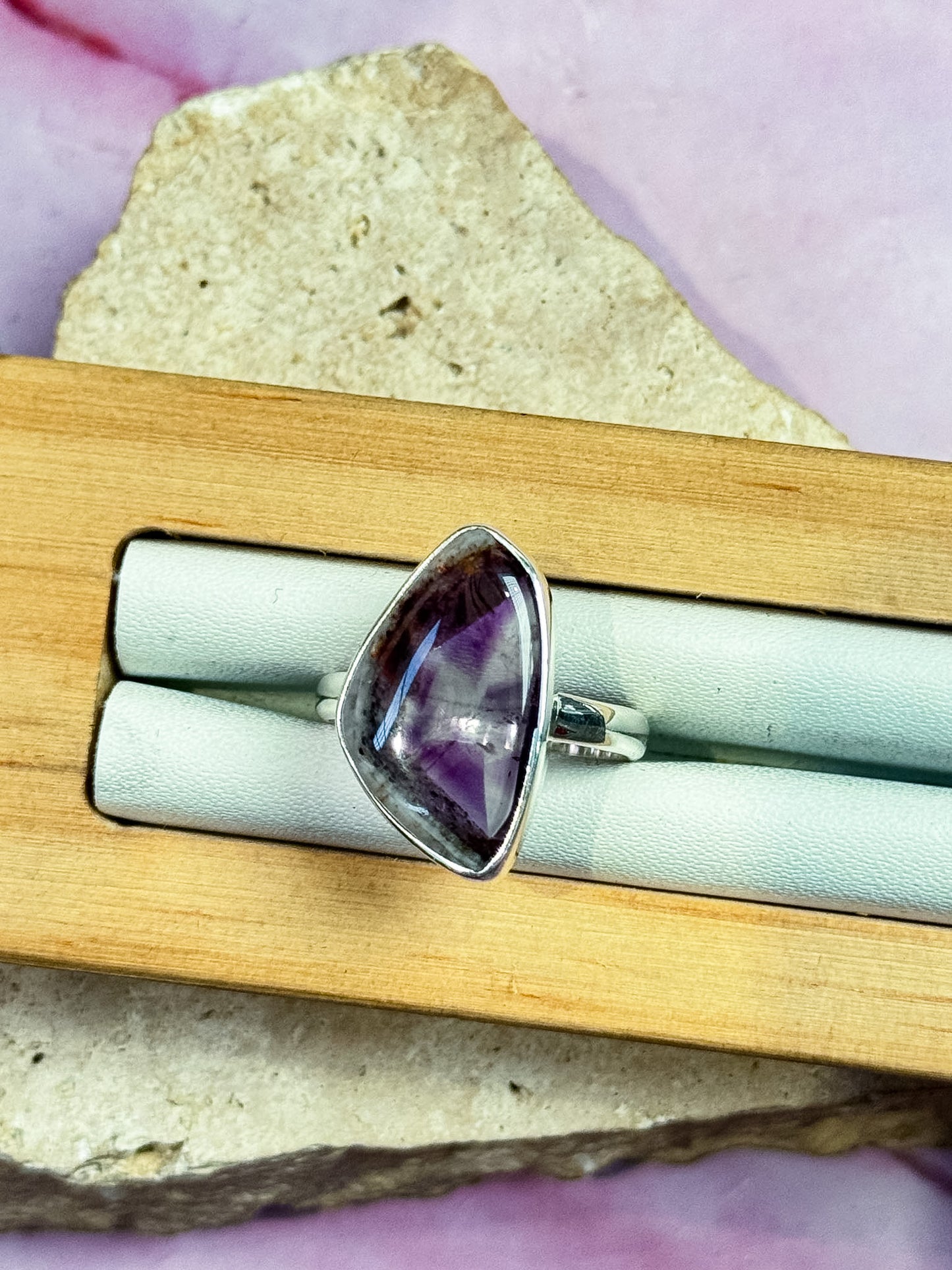 Atomic Amethyst Rings