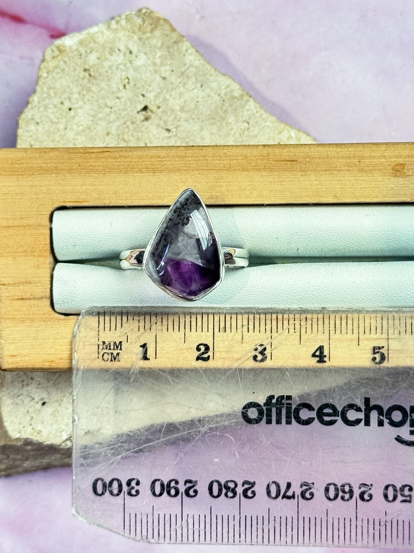 Atomic Amethyst Rings