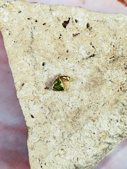 Dainty Peridot Pendants (Drop 3)