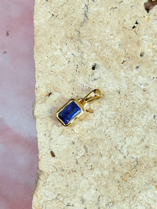 Dainty Iolite Pendants (Drop 3)