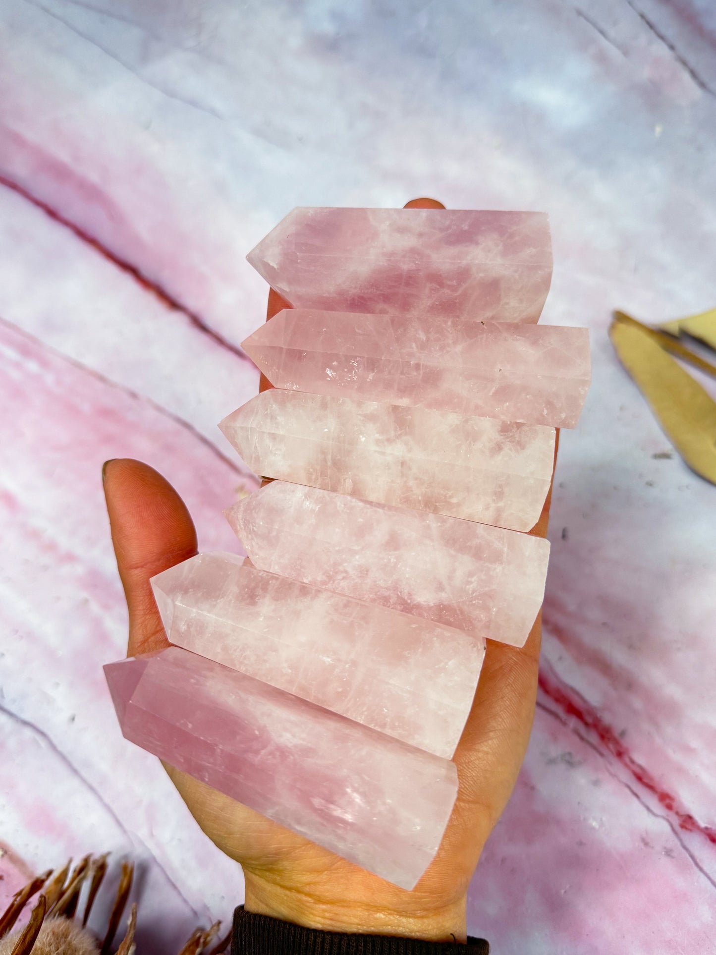 Rose Quartz Points