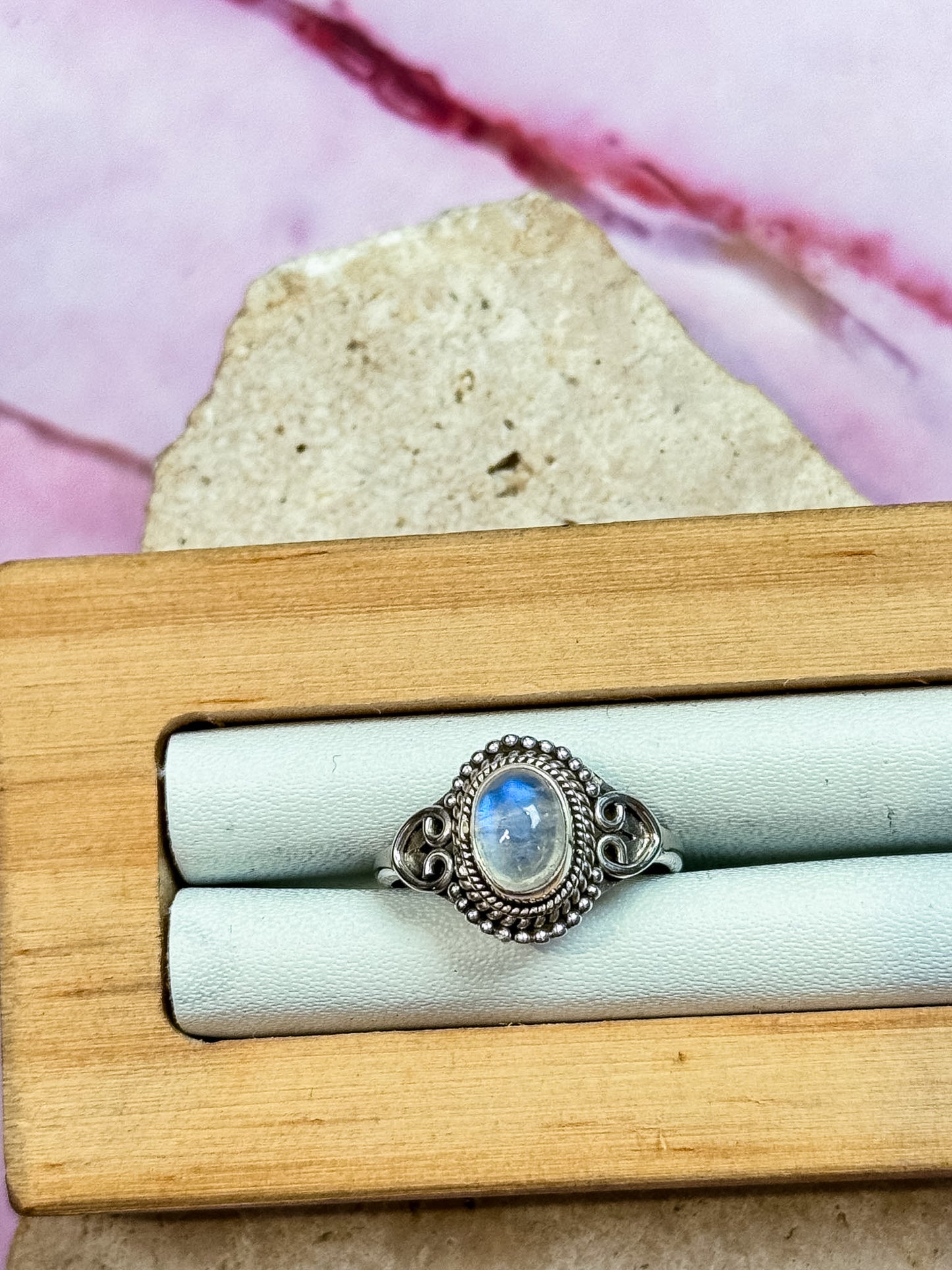 Moonstone Rings - Filigree