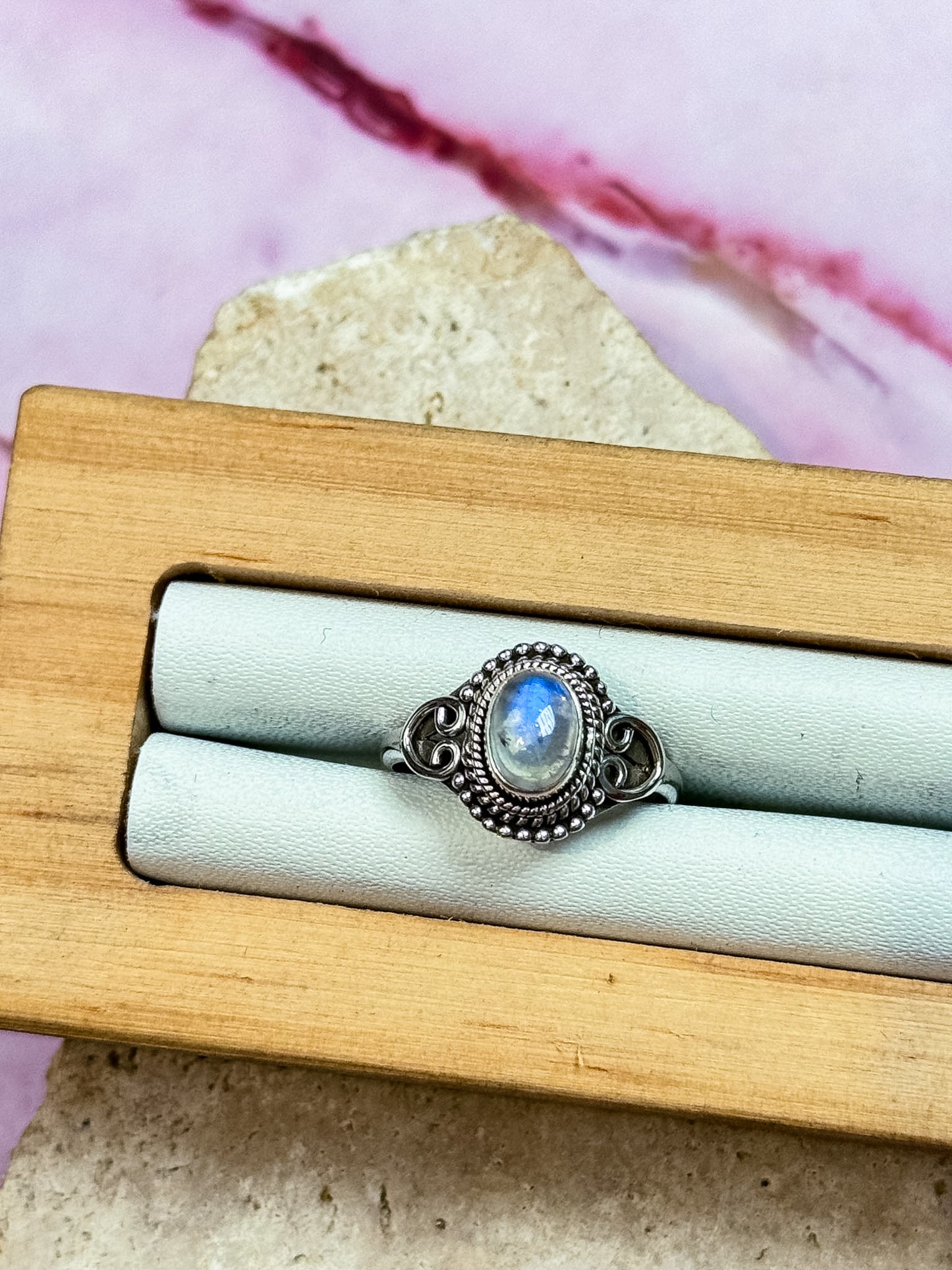 Moonstone Rings - Filigree