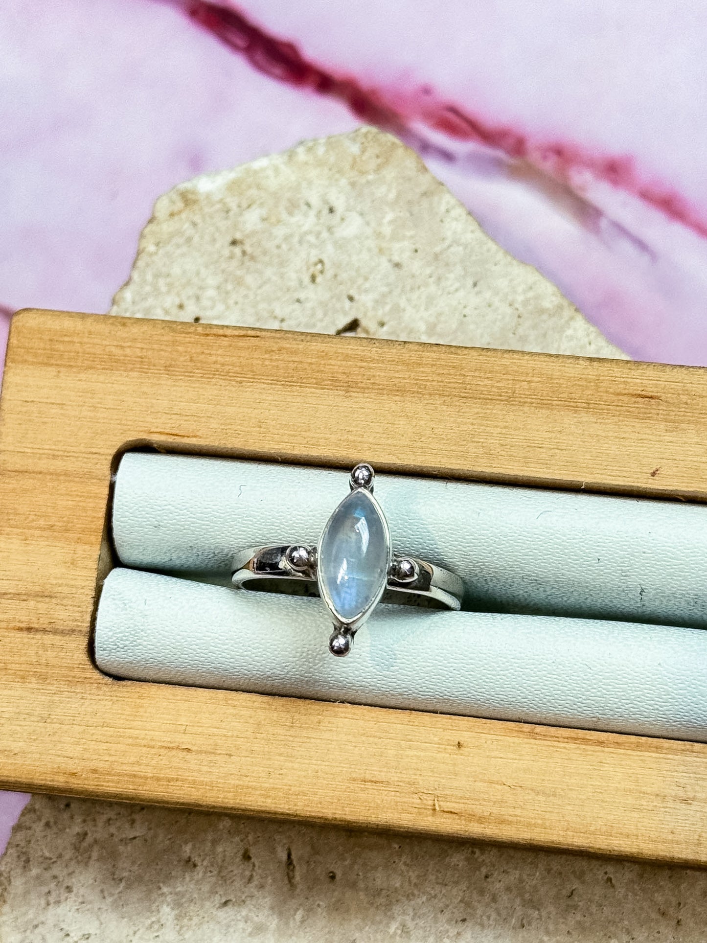 Moonstone Rings - Boho Cat Eye