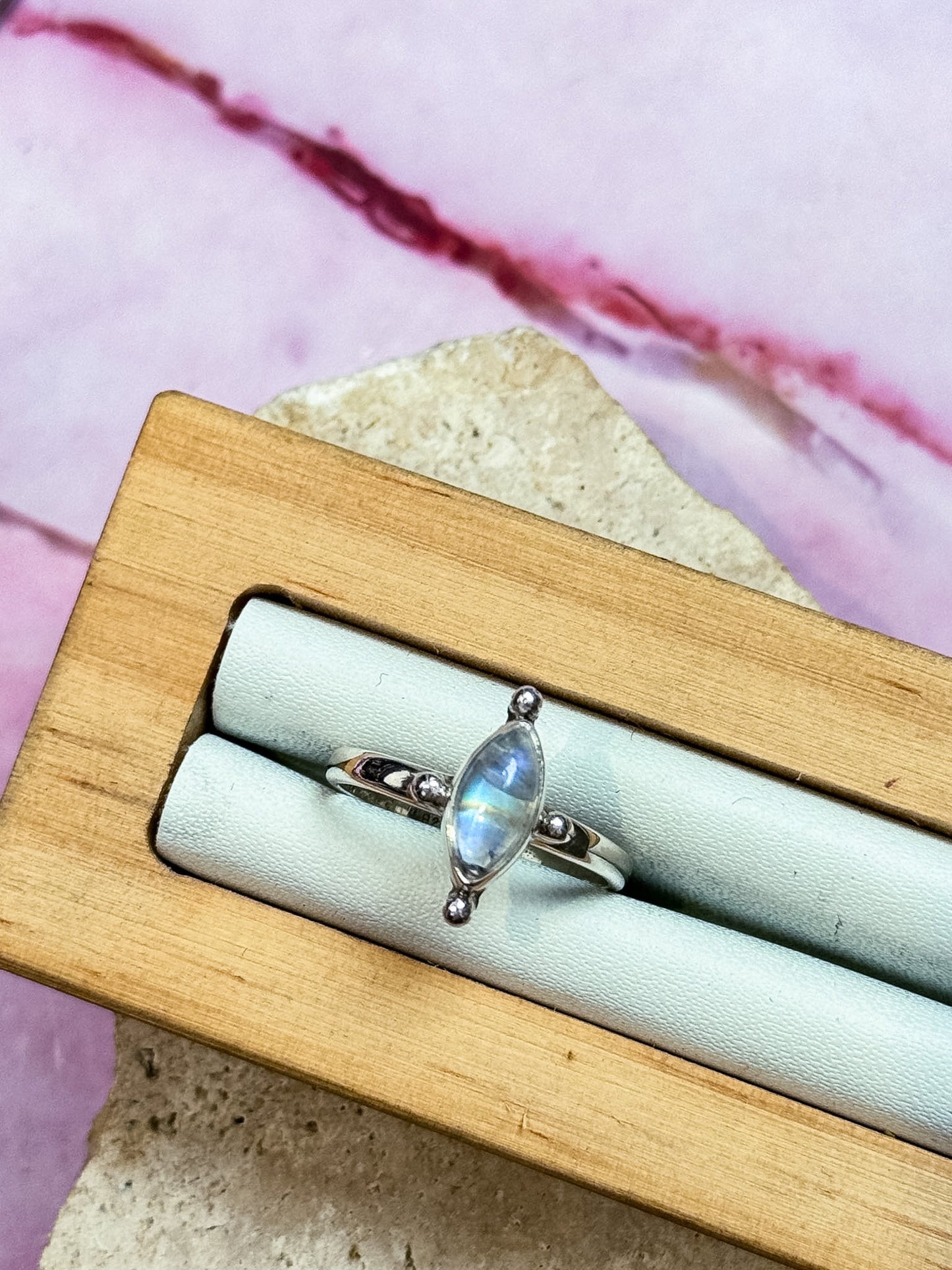 Moonstone Rings - Boho Cat Eye