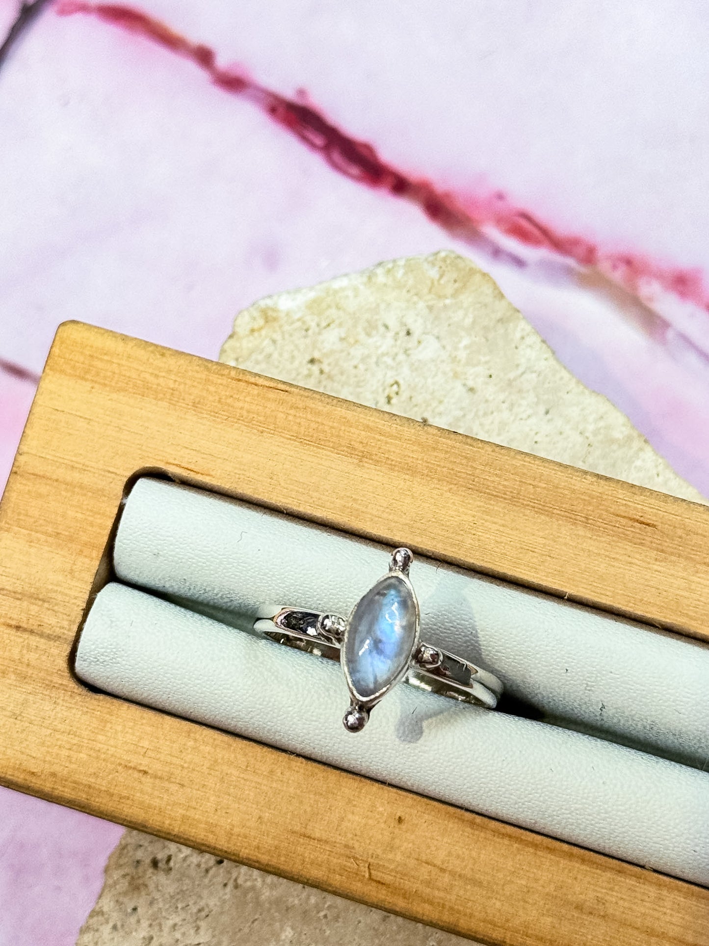 Moonstone Rings - Boho Cat Eye