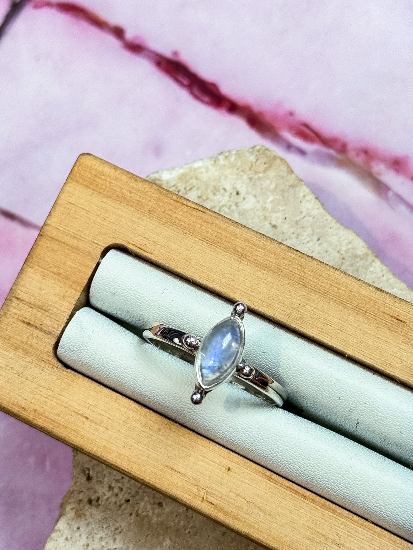 Moonstone Rings - Boho Cat Eye