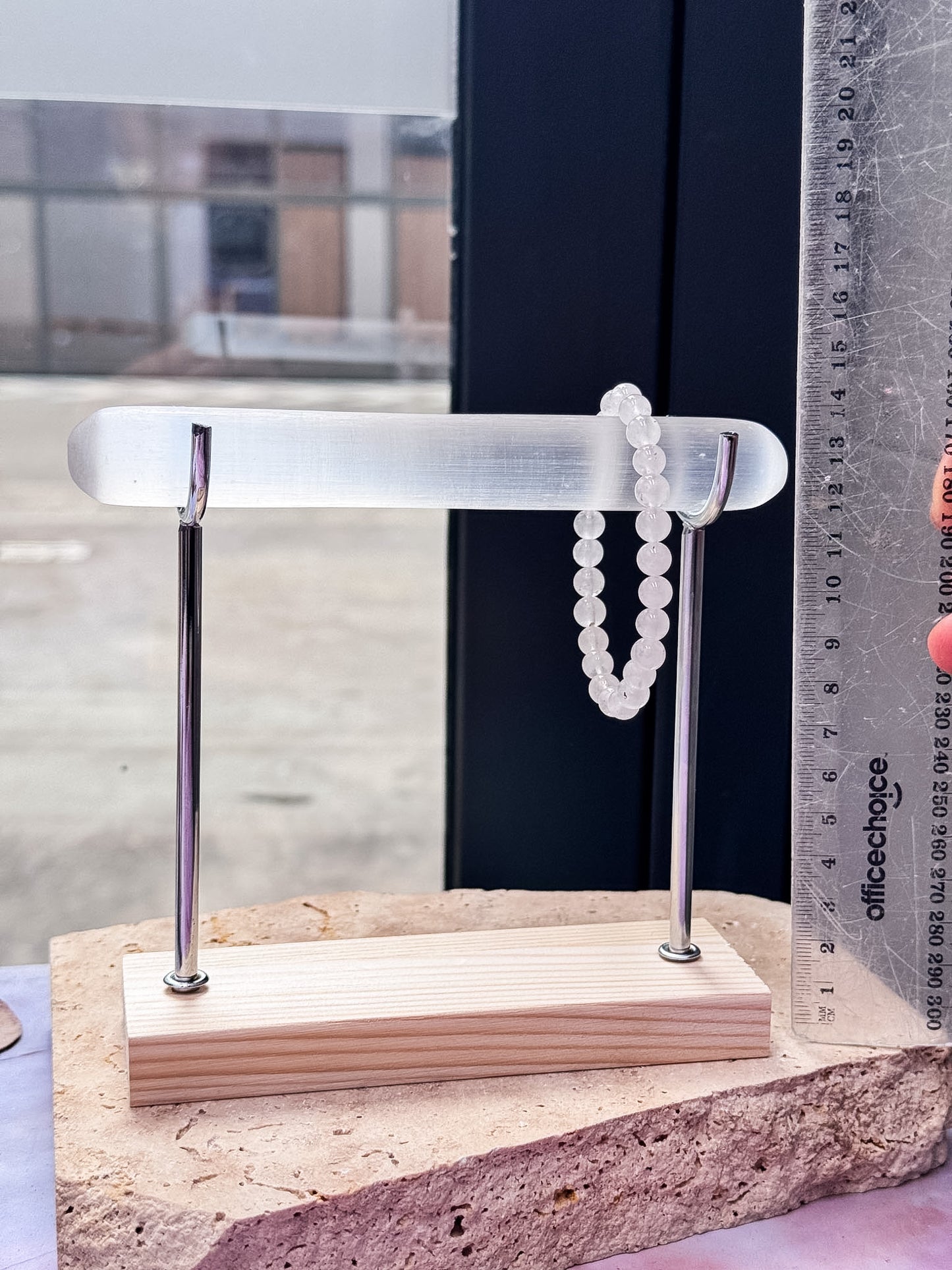 Selenite Bracelet Stand