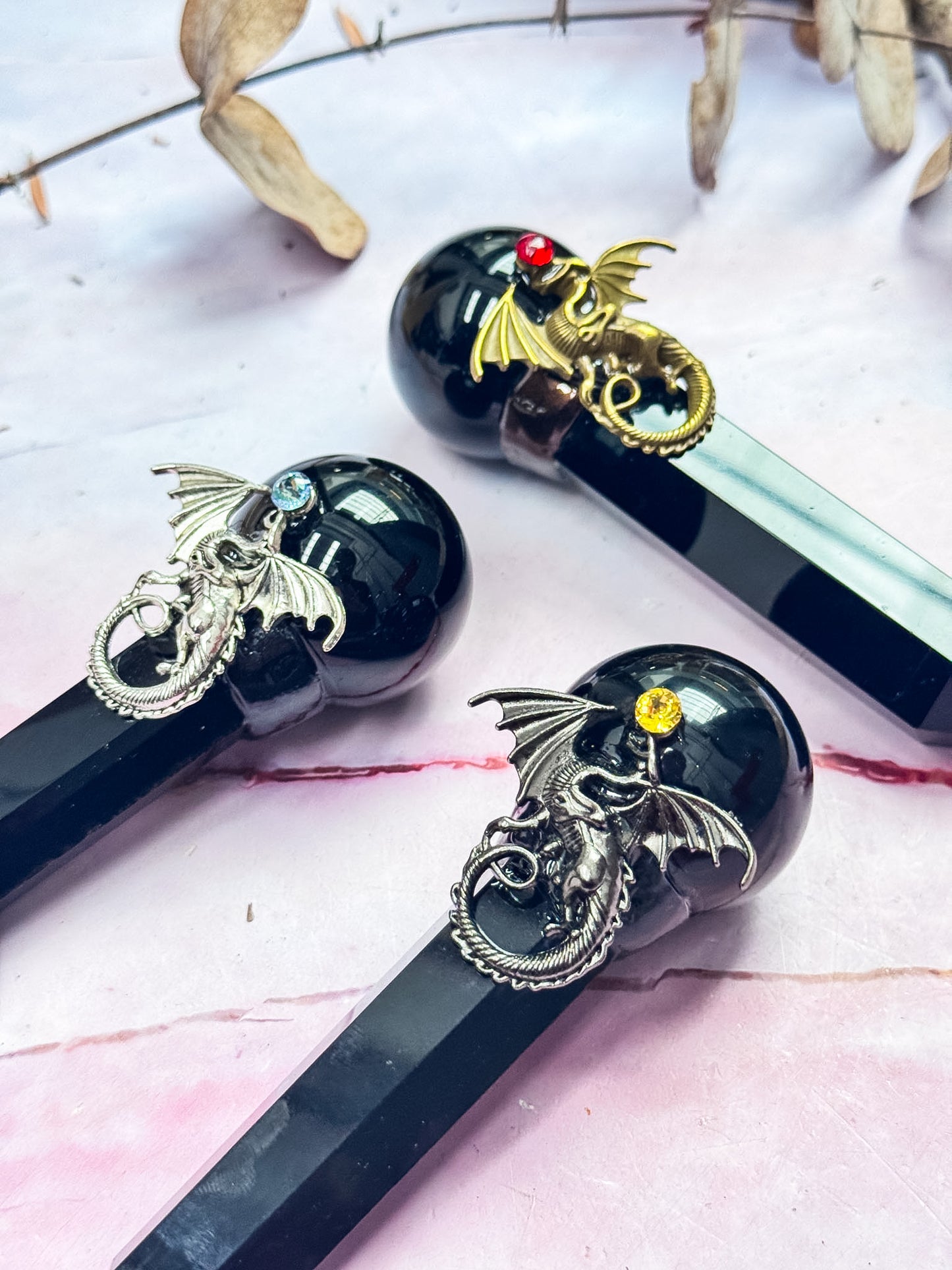 Obsidian Dragon Sceptres