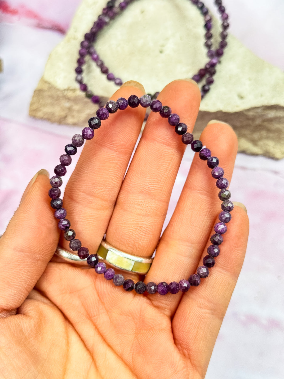 Faceted Atlantasite Bracelets