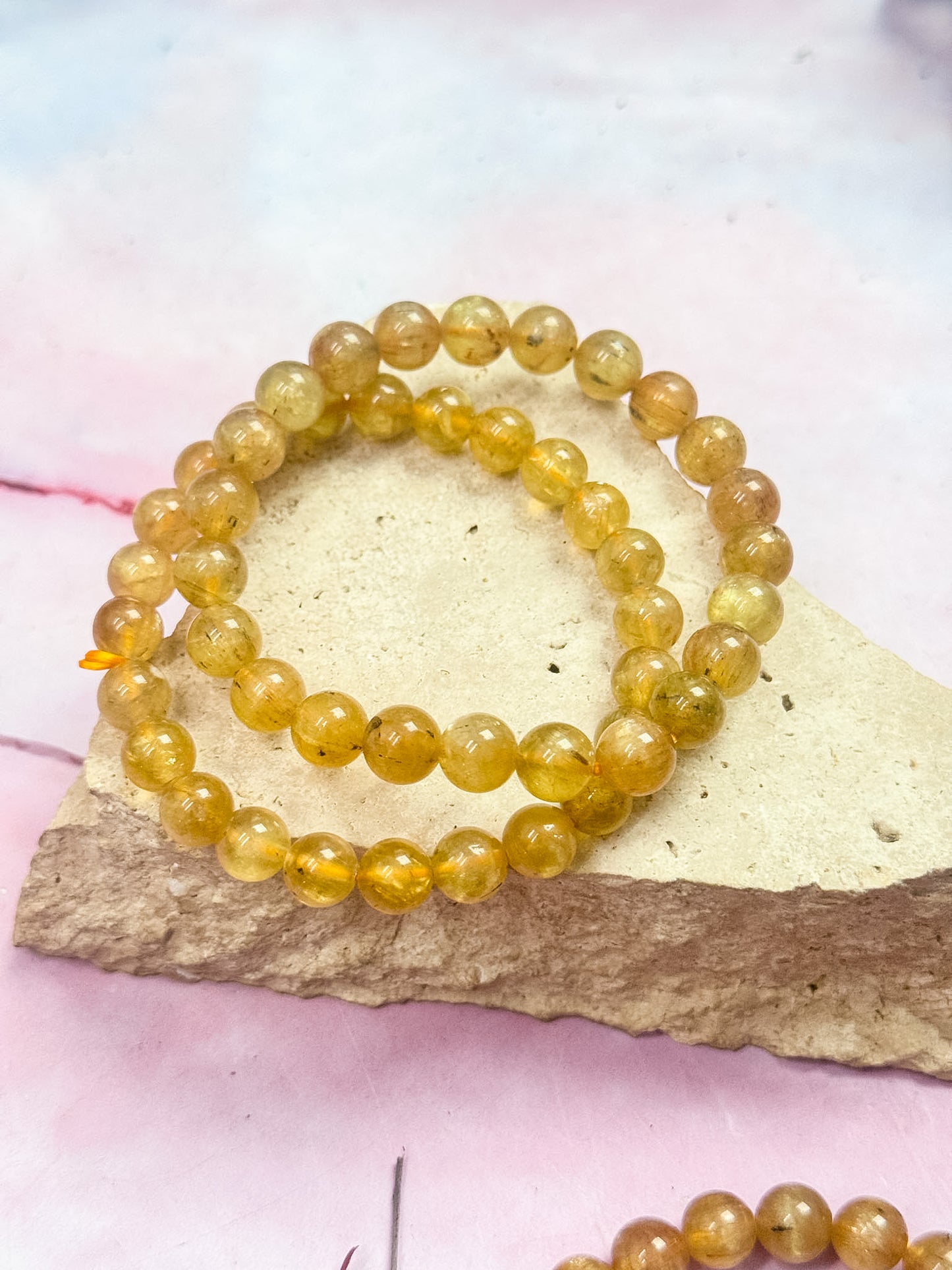 Golden Apatite Bracelets